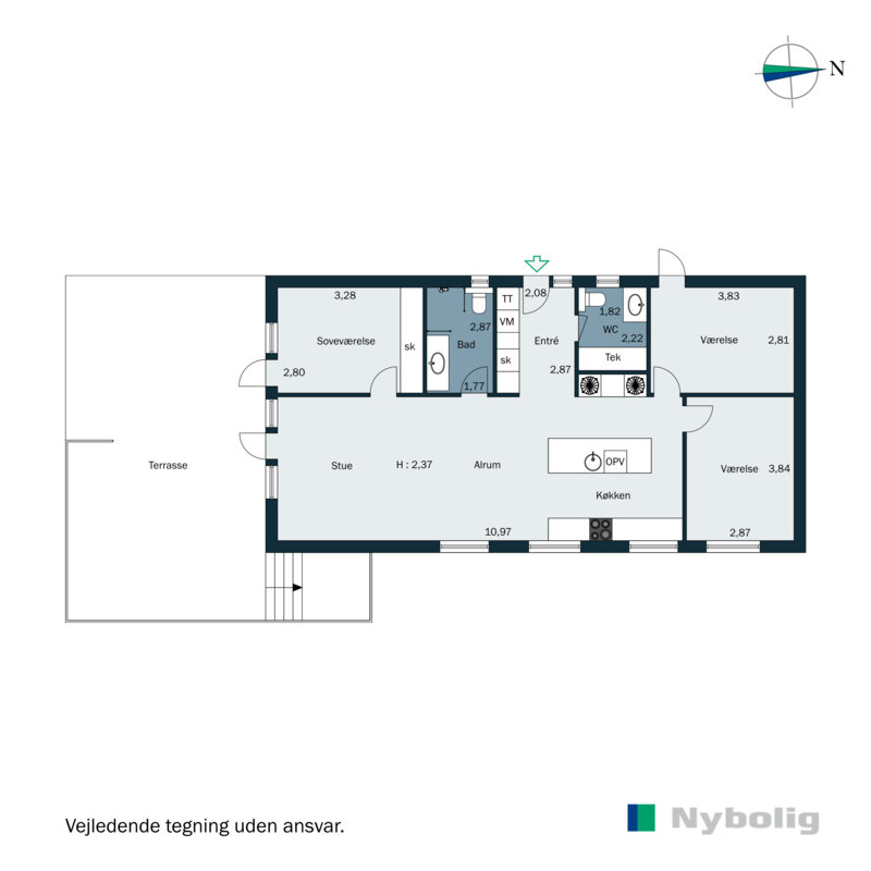 Plantegninger billede af Silkeborgvej 204, 8700 Horsens
