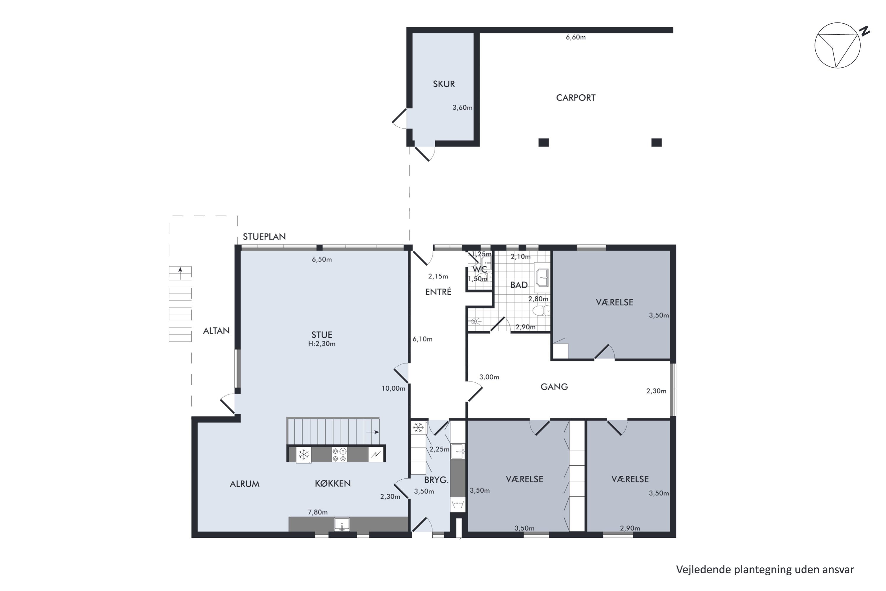 Plantegninger billede af Saturnvej 4, 8881 Thorsø