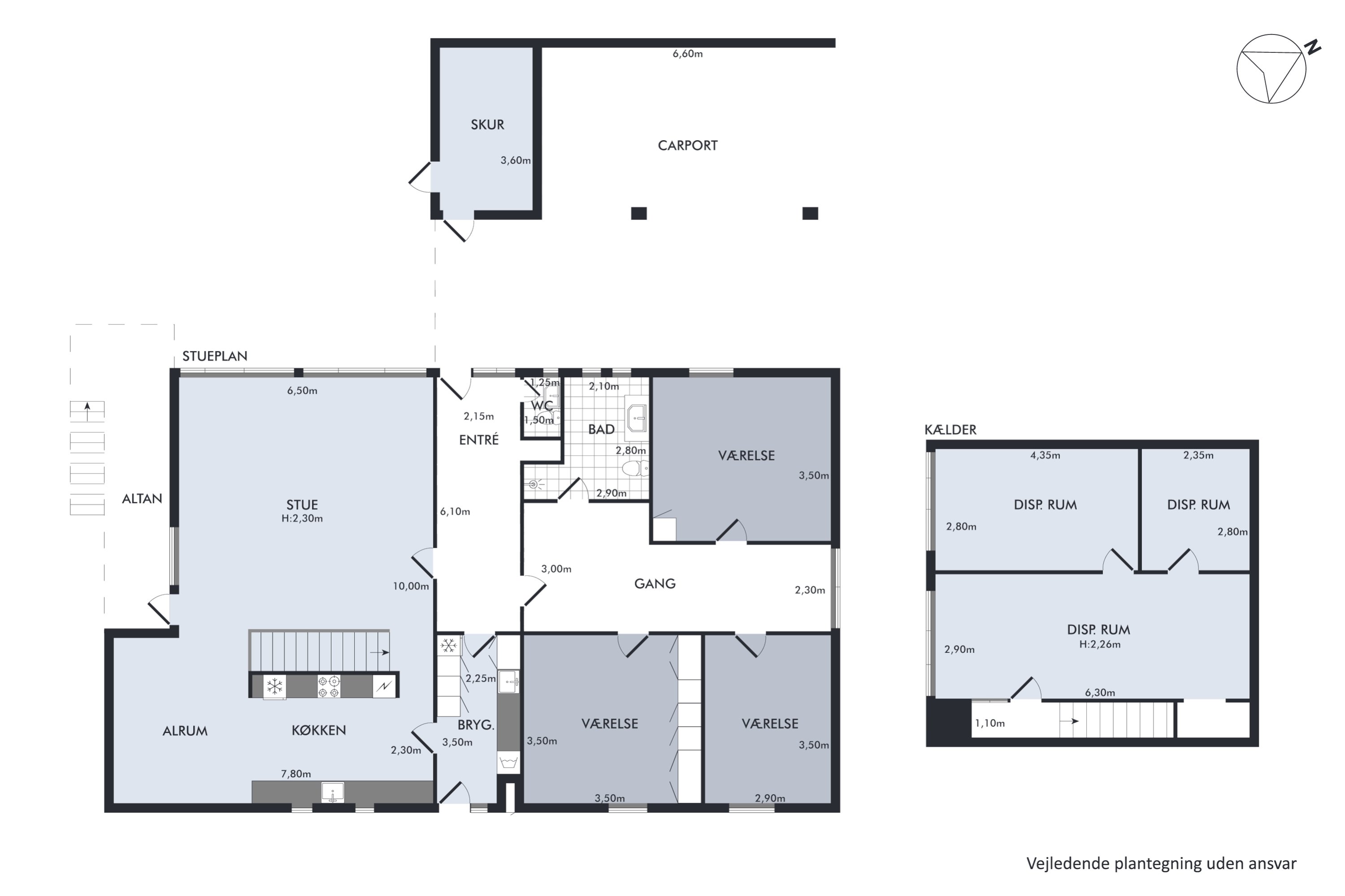 Plantegninger billede af Saturnvej 4, 8881 Thorsø