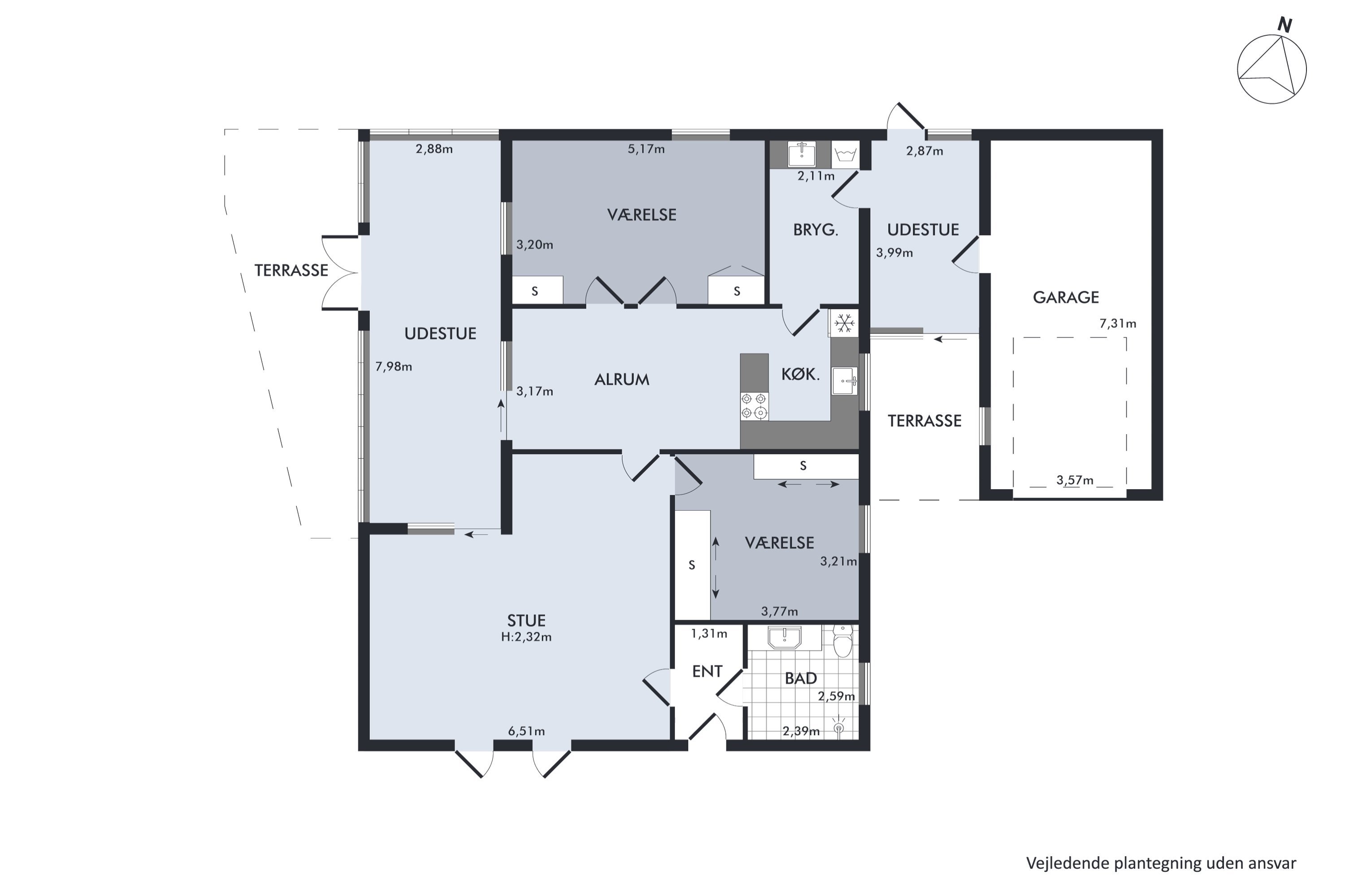 Plantegninger billede af Baneskellet 8, 8830 Tjele