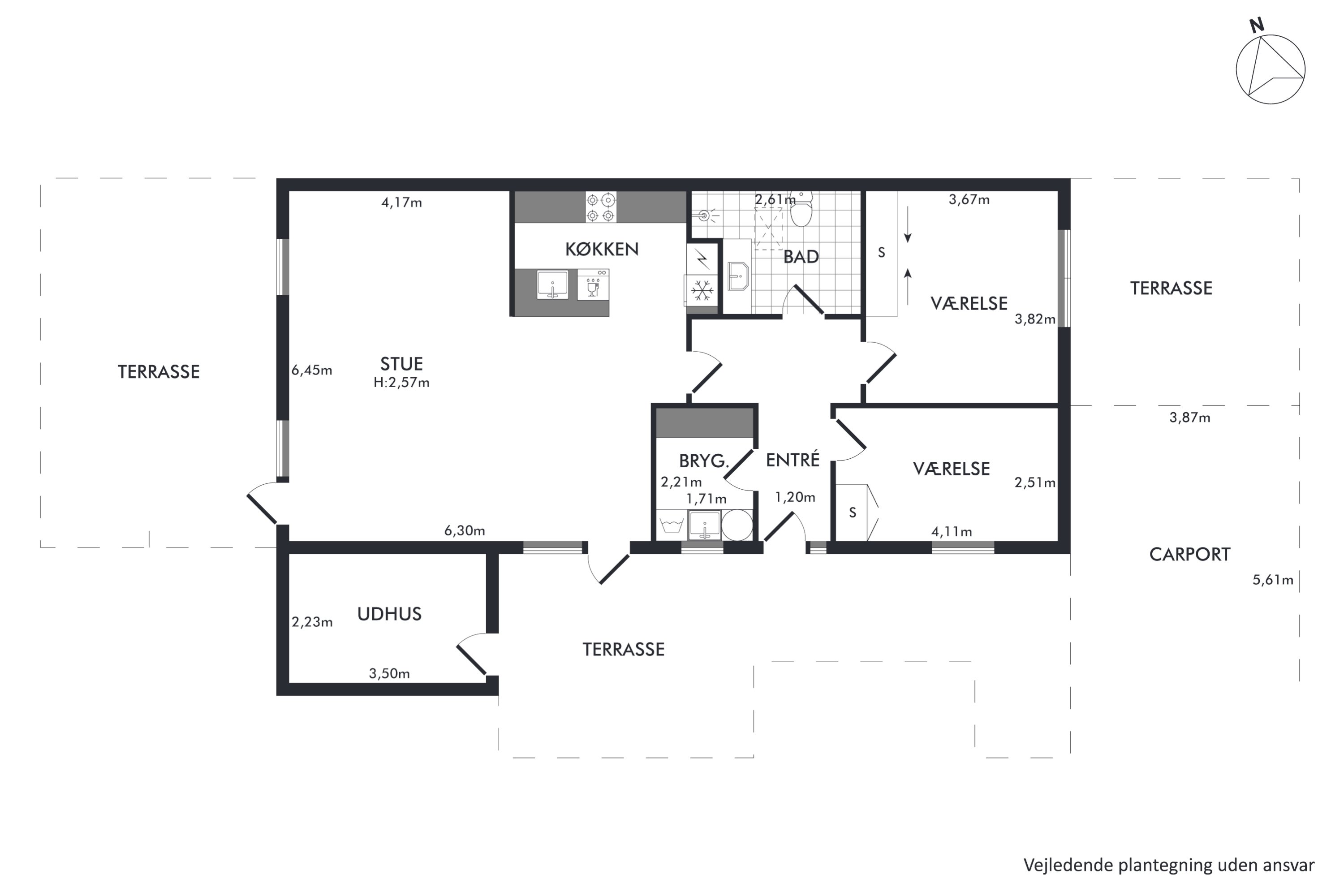 Plantegninger billede af Hyacinten 5, 8800 Viborg