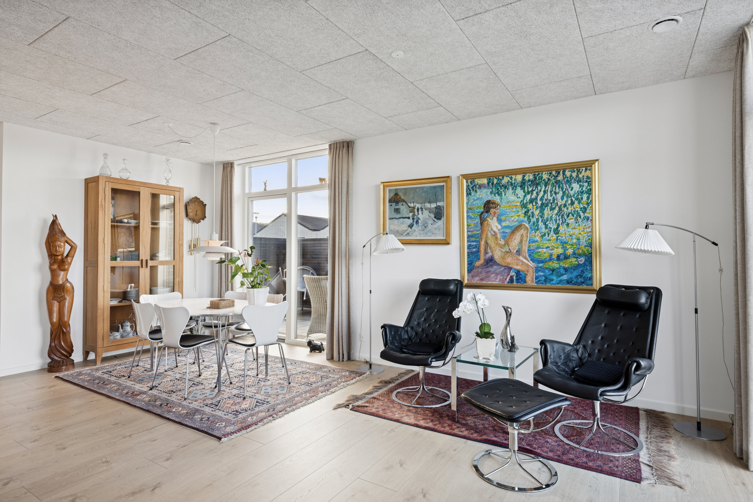 Fremhævet stue billede i fuldskærmstilstand. Billede af Hyacinten 5, 8800 Viborg