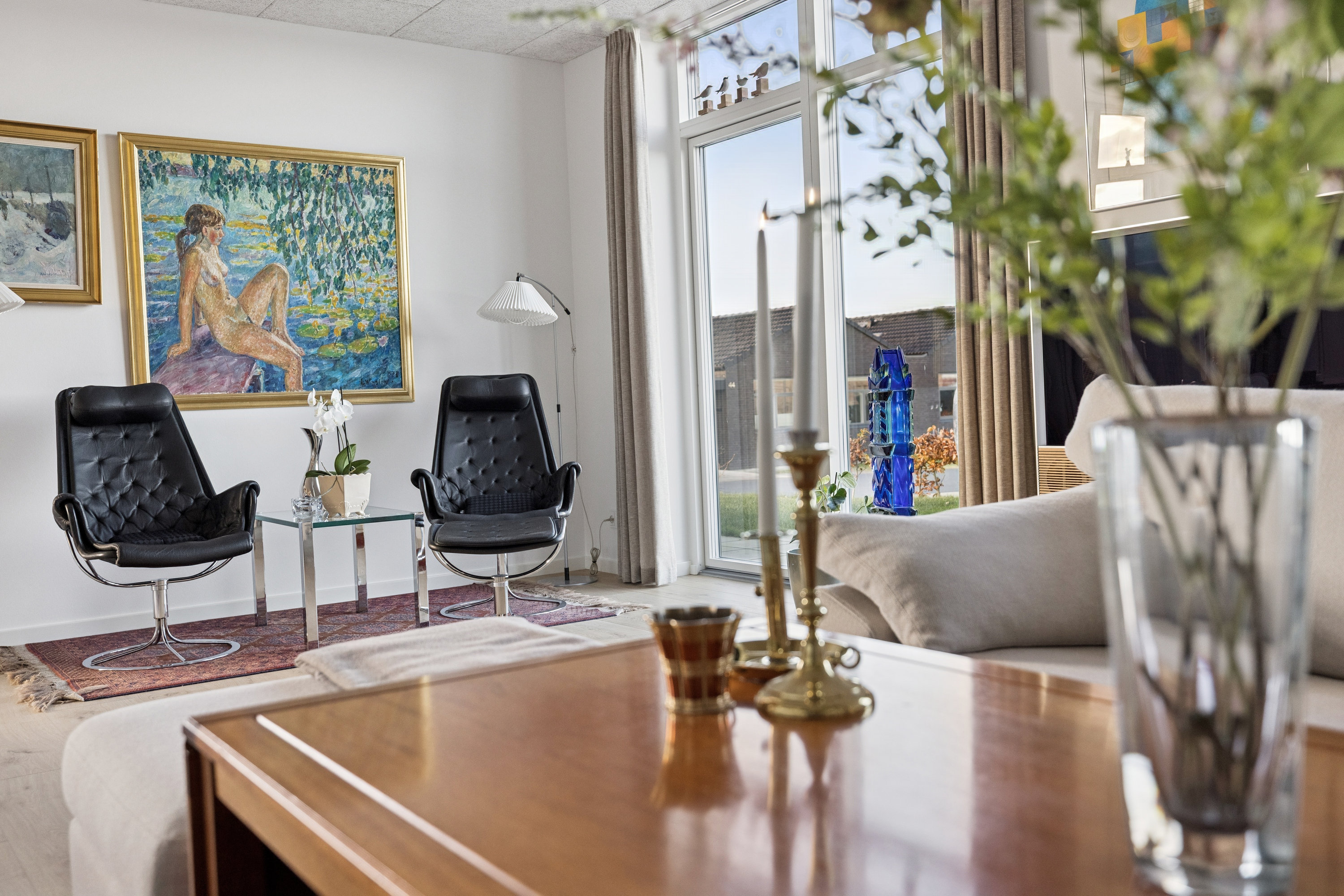 Fremhævet stue billede i fuldskærmstilstand. Billede af Hyacinten 5, 8800 Viborg