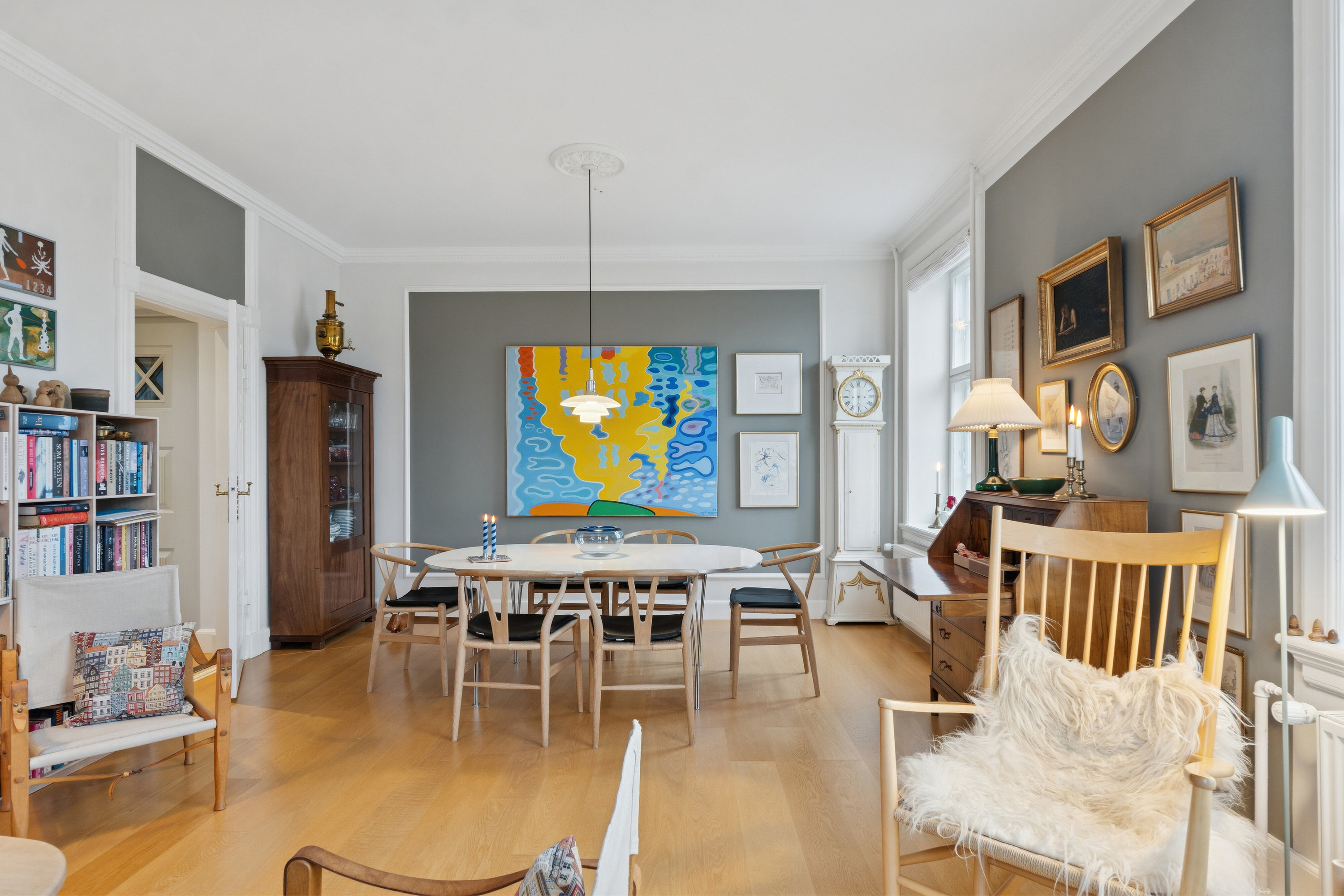 Fremhævet stue billede i fuldskærmstilstand. Billede af Bredgade 19, 2. th., 4000 Roskilde