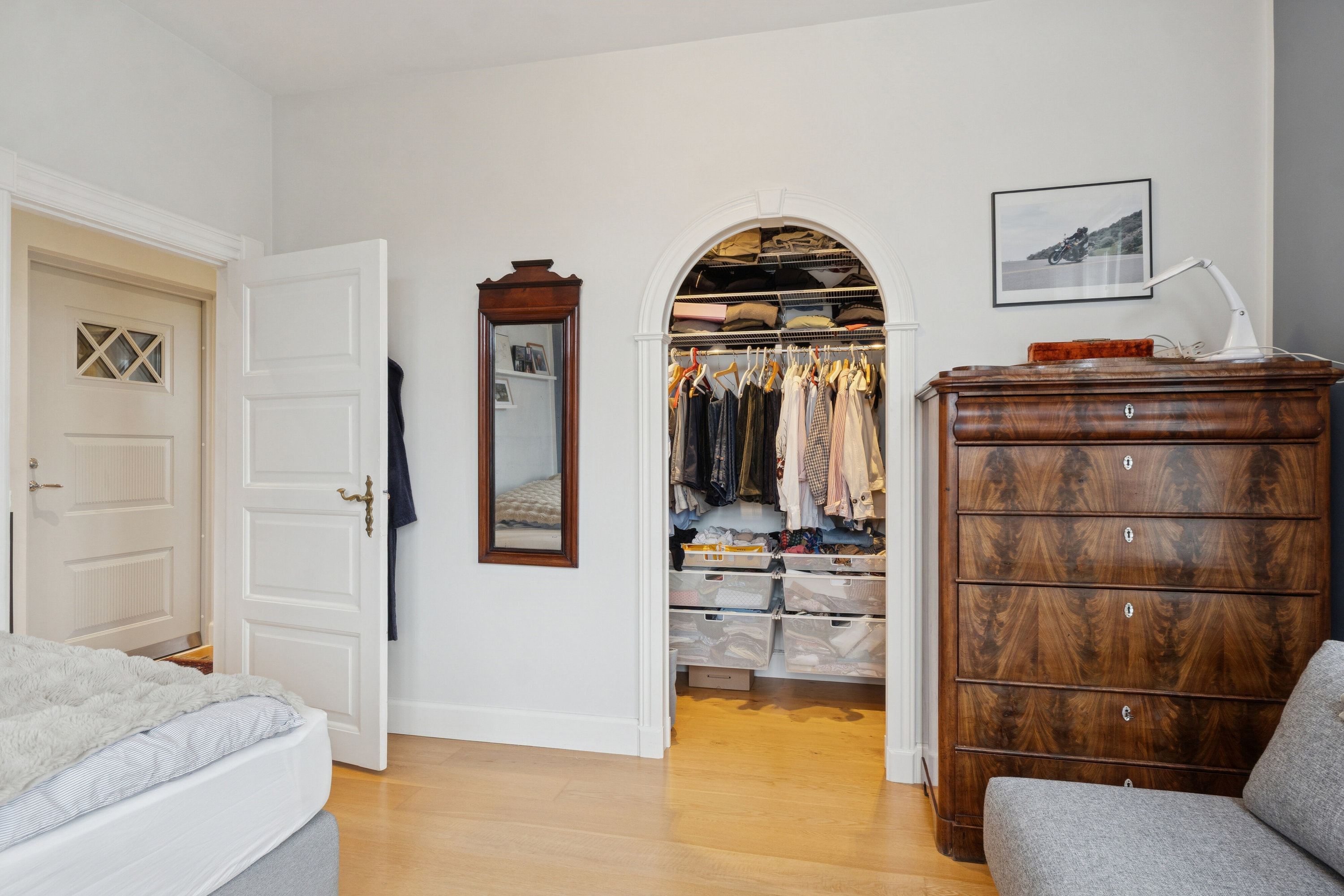 Fremhævet soveværelse billede i fuldskærmstilstand. Billede af Bredgade 19, 2. th., 4000 Roskilde