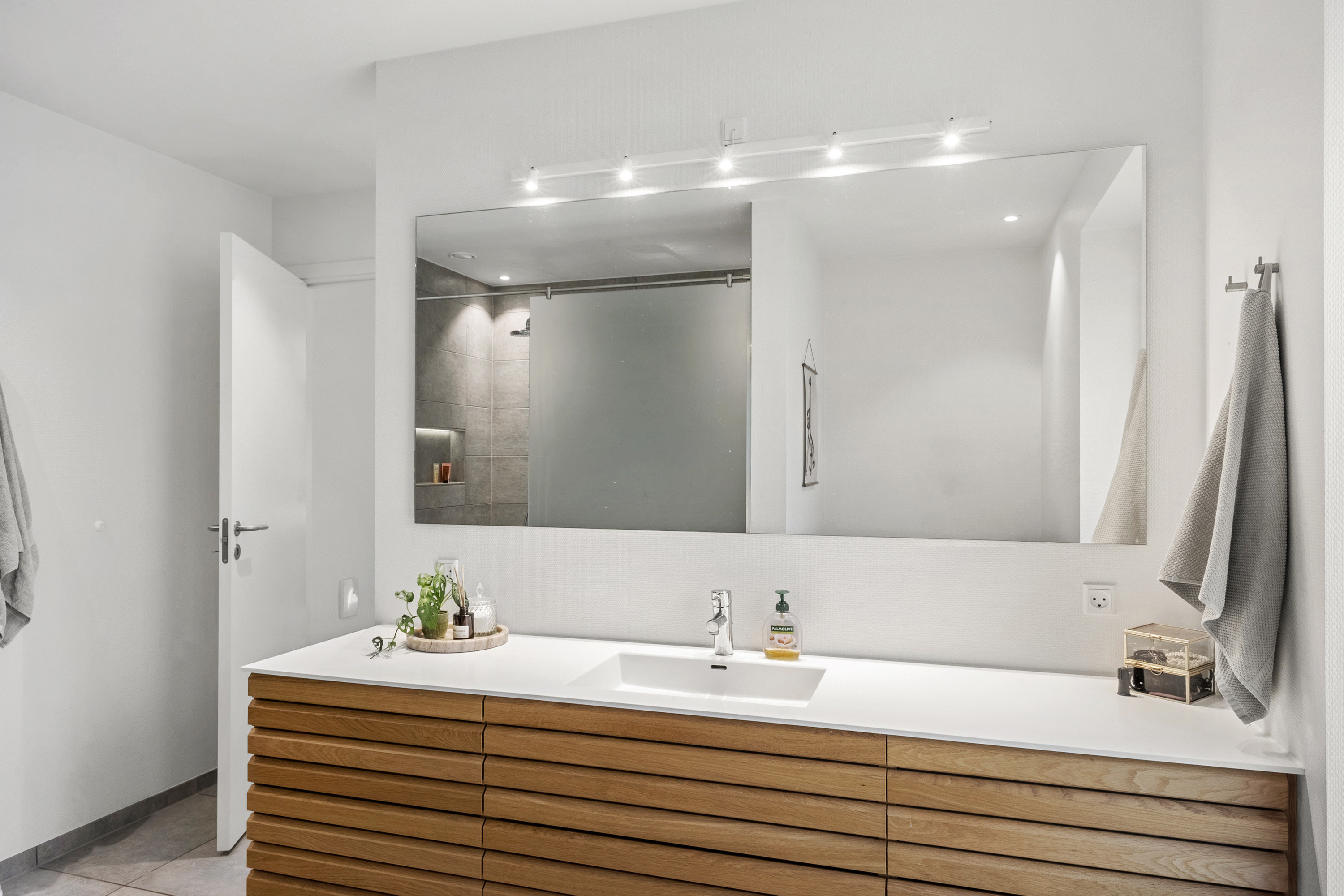 Fremhævet badeværelse billede i fuldskærmstilstand. Billede af Renrosen 7, 8700 Horsens