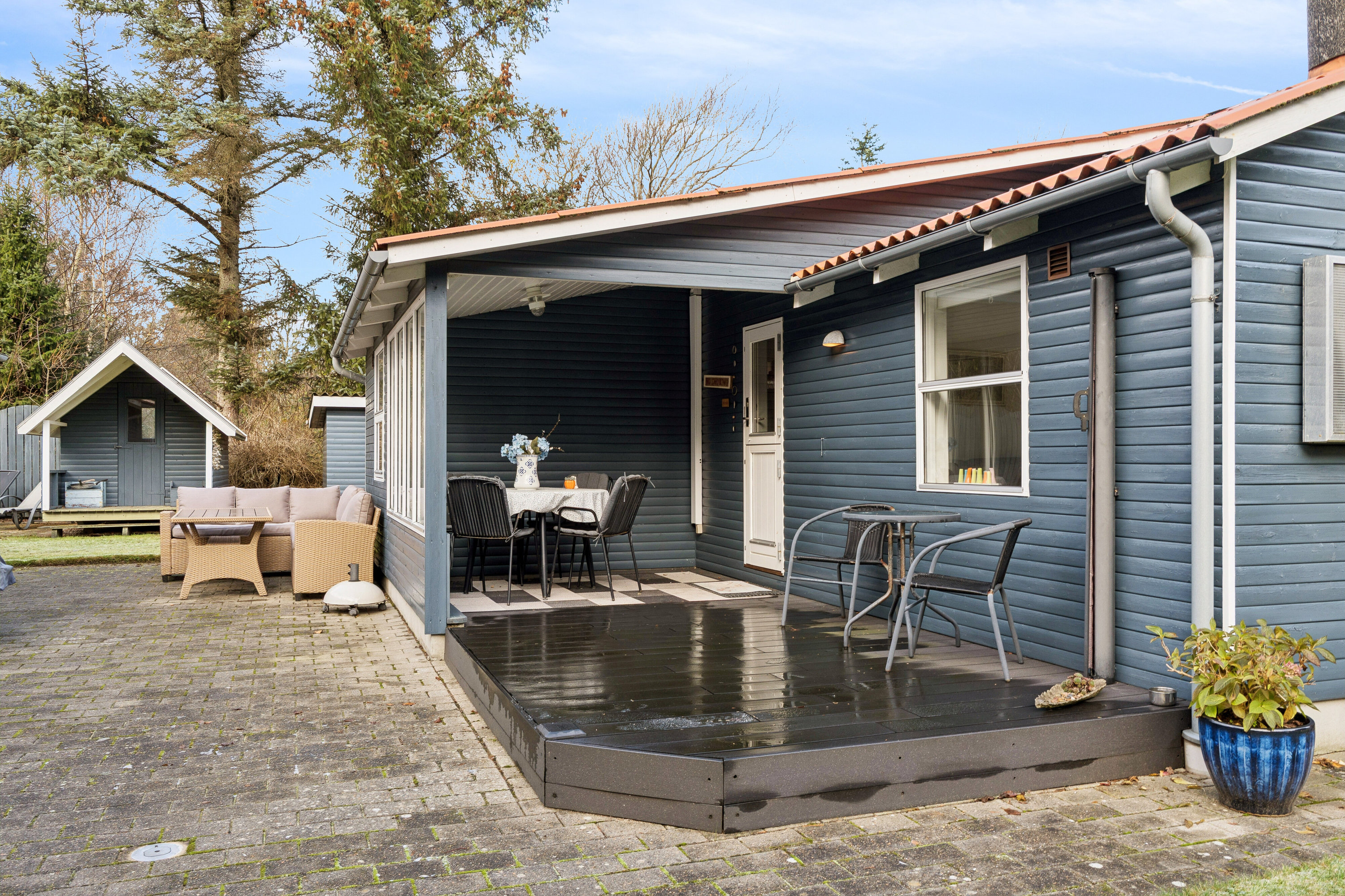 Fremhævet set fra vejen billede i fuldskærmstilstand. Billede af Skovvej 7, Sunddraget, 7790 Thyholm