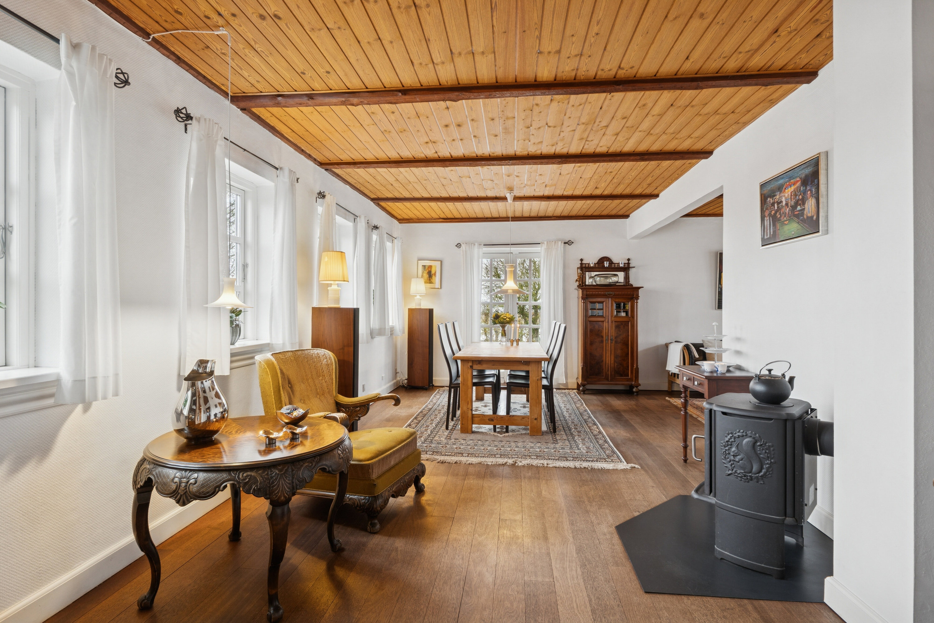 Fremhævet stue billede i fuldskærmstilstand. Billede af Brordrupvej 64, Kamstrup, 4000 Roskilde