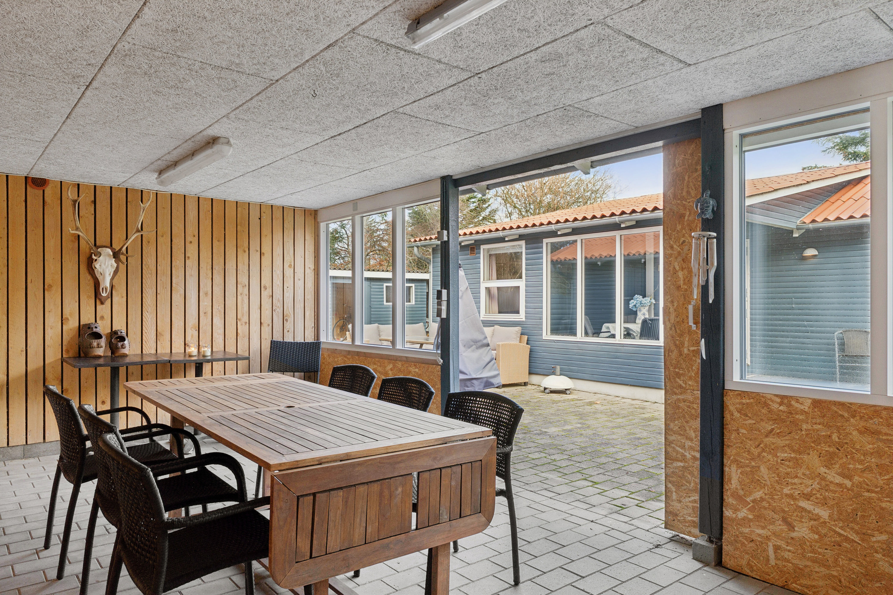 Fremhævet terrasse billede i fuldskærmstilstand. Billede af Skovvej 7, Sunddraget, 7790 Thyholm