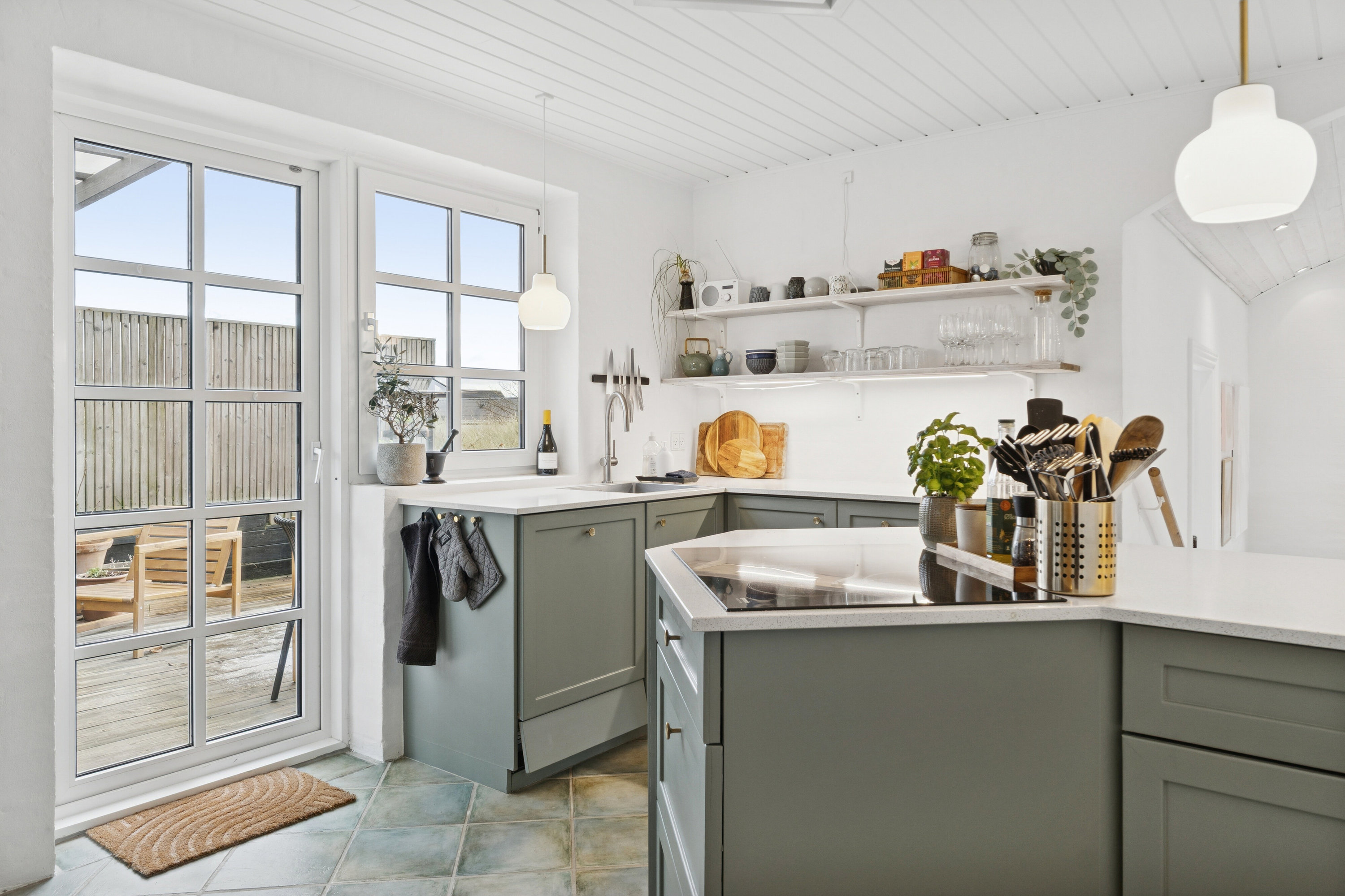 Fremhævet køkken billede i fuldskærmstilstand. Billede af Bavnbak 7, Klitmøller, 7700 Thisted