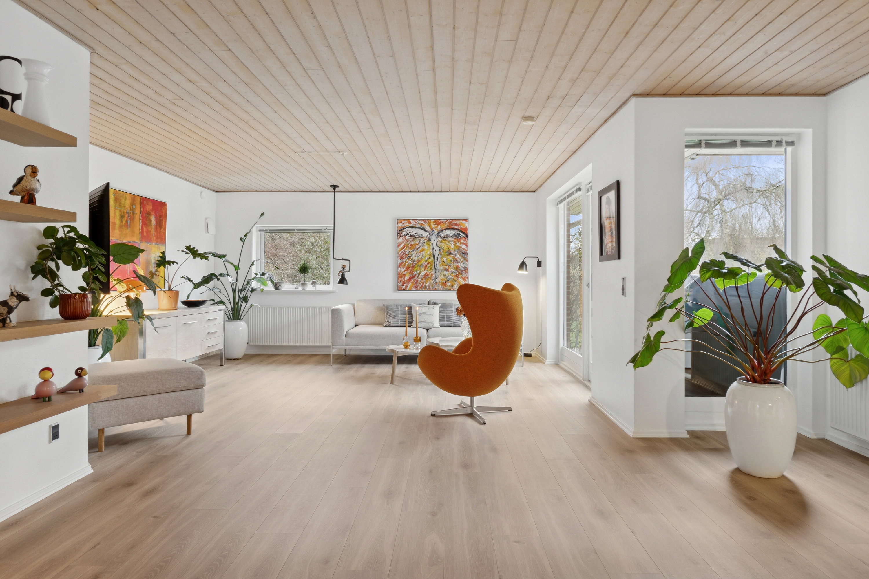 Fremhævet stue billede i fuldskærmstilstand. Billede af Plantagevej 77, 5462 Morud