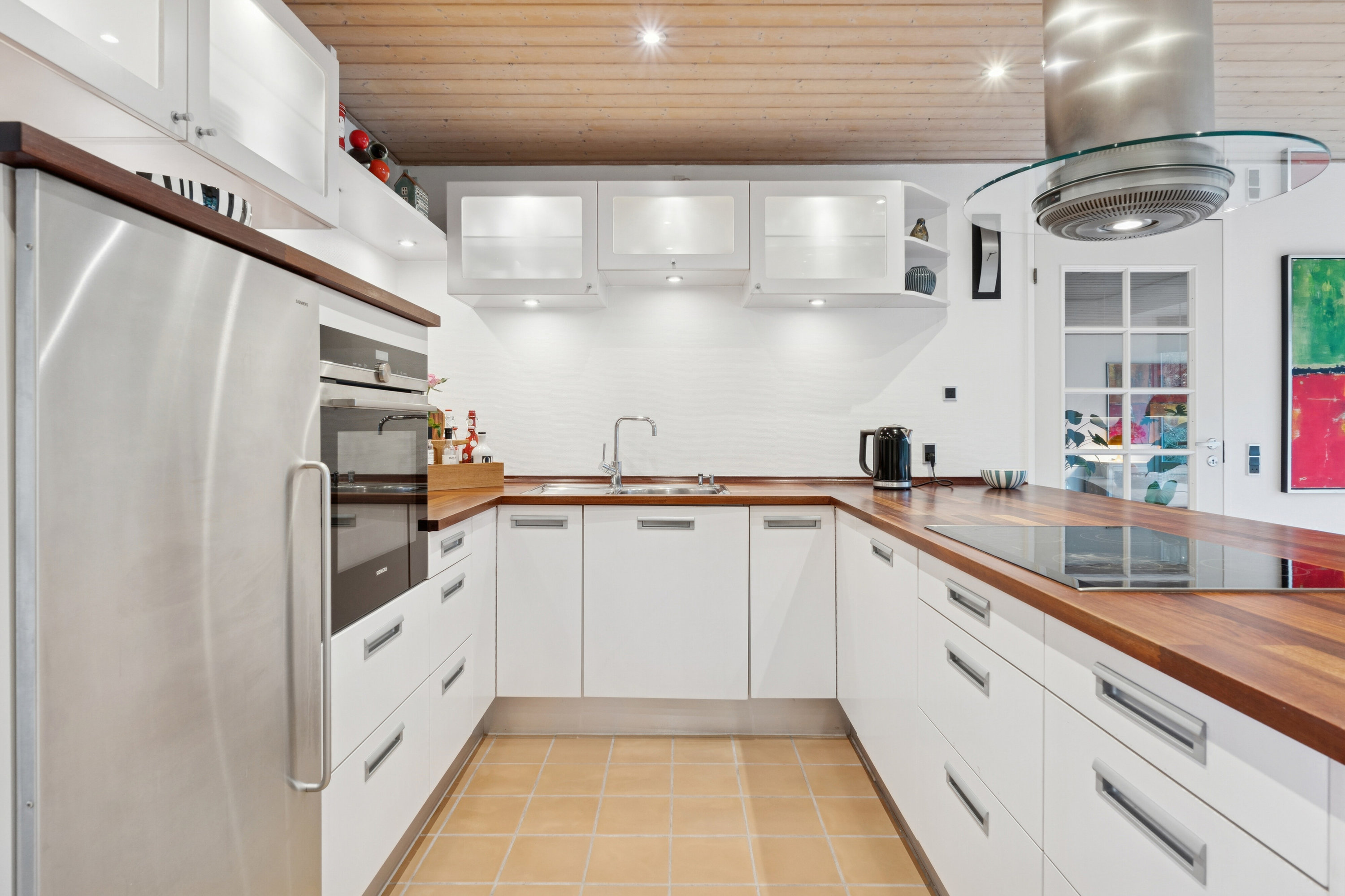 Fremhævet køkken billede i fuldskærmstilstand. Billede af Plantagevej 77, 5462 Morud