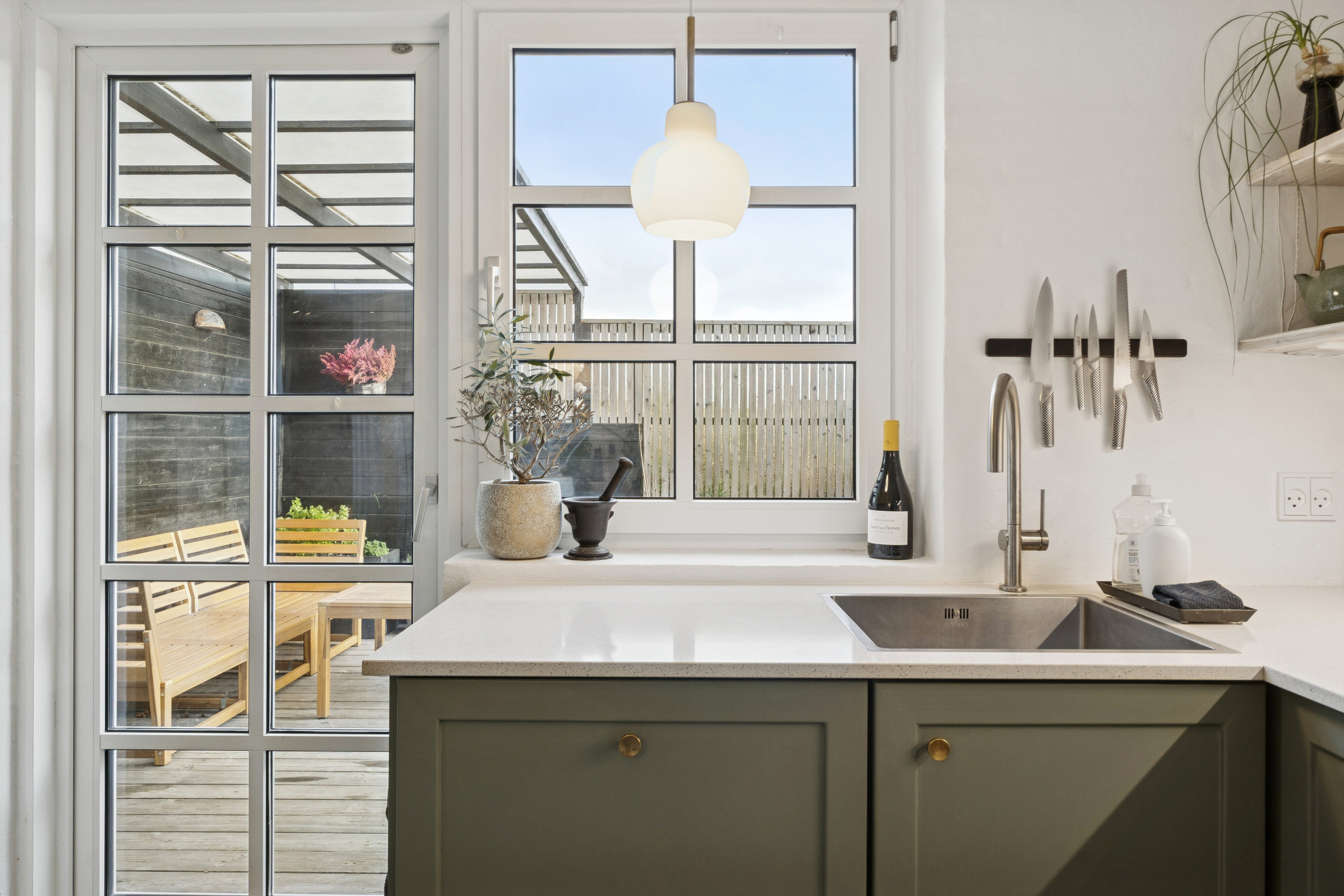 Fremhævet køkken billede i fuldskærmstilstand. Billede af Bavnbak 7, Klitmøller, 7700 Thisted