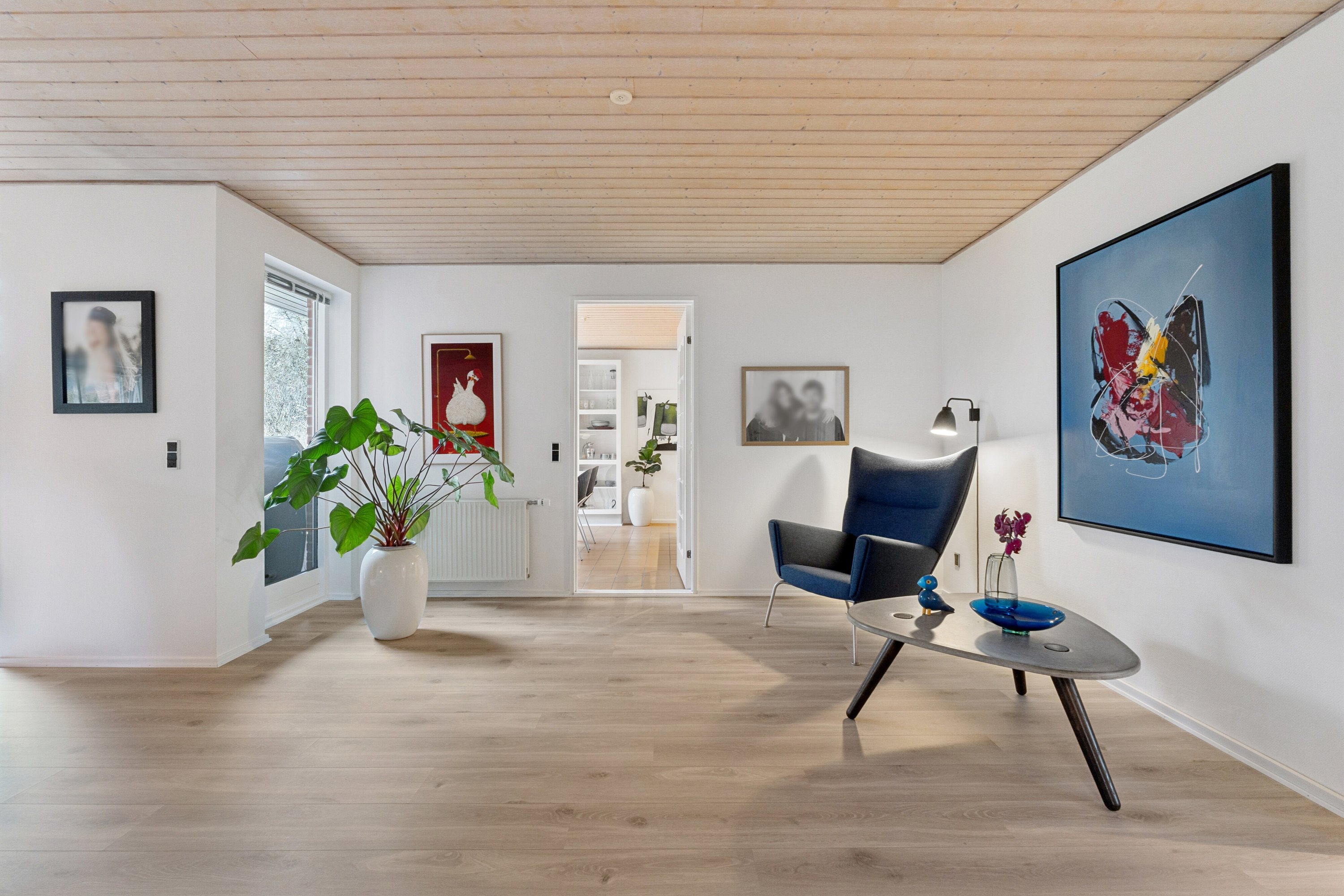 Fremhævet stue billede i fuldskærmstilstand. Billede af Plantagevej 77, 5462 Morud