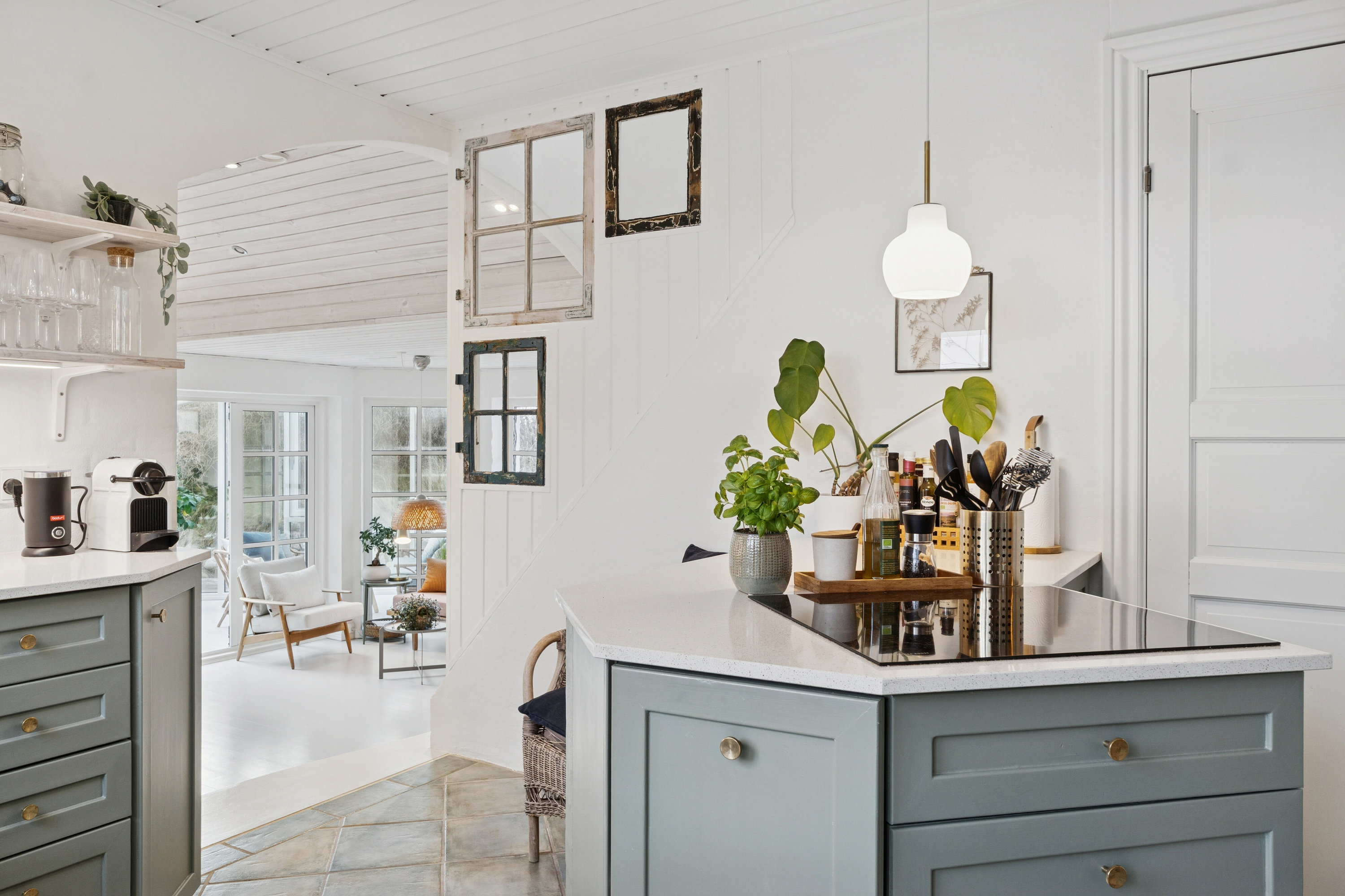 Fremhævet køkken billede i fuldskærmstilstand. Billede af Bavnbak 7, Klitmøller, 7700 Thisted