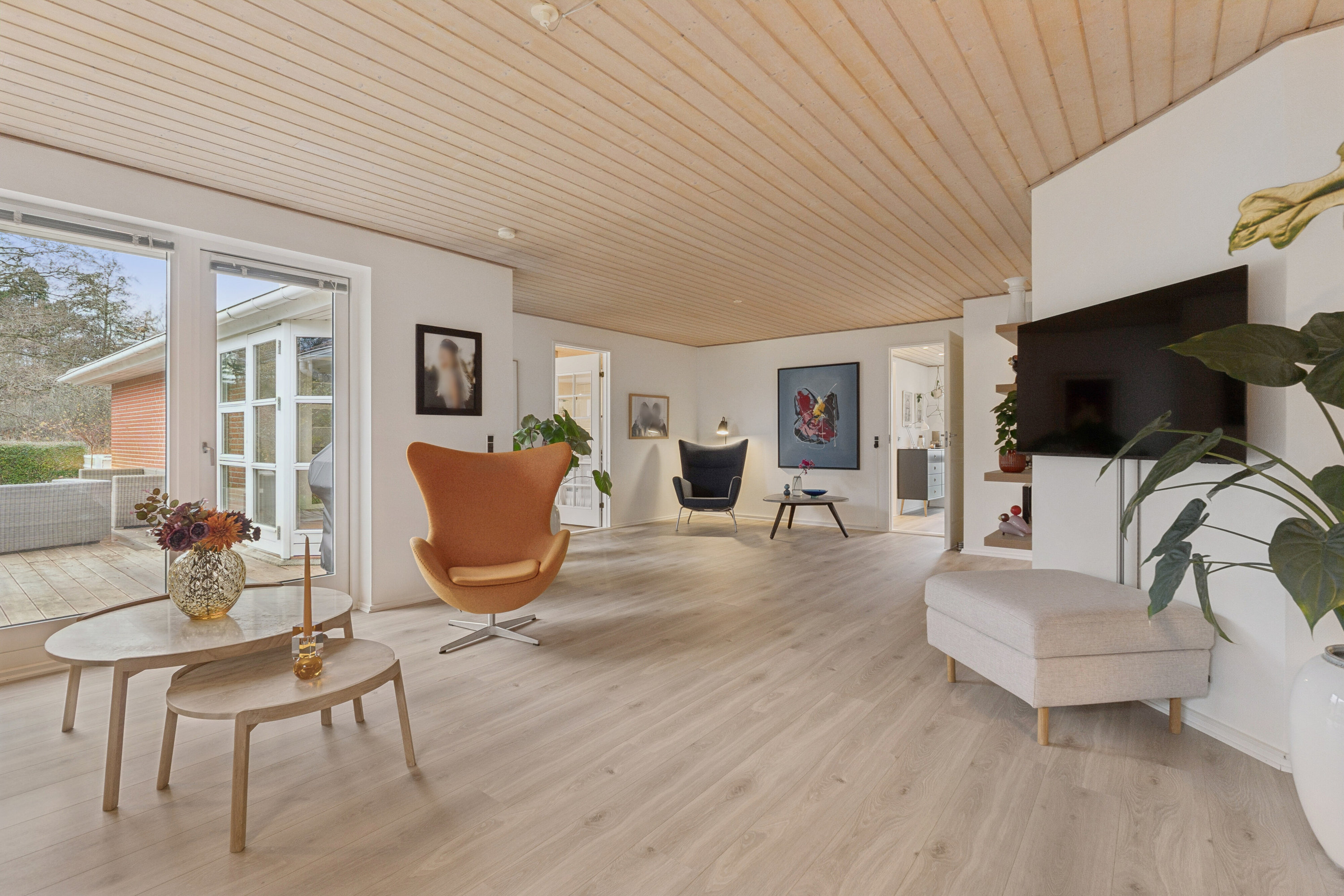 Fremhævet stue billede i fuldskærmstilstand. Billede af Plantagevej 77, 5462 Morud