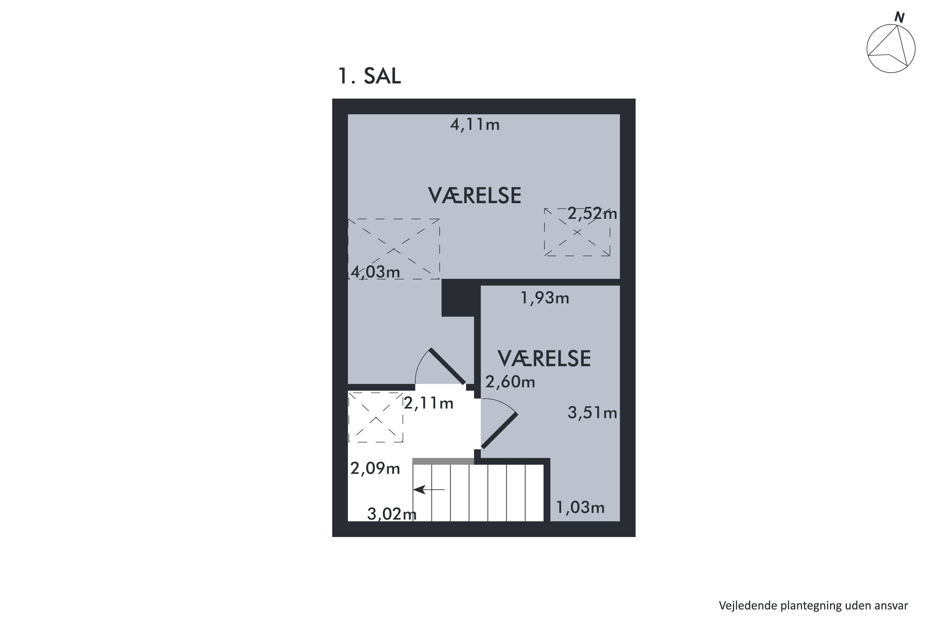 Plantegninger billede af Hundegade 18, 6760 Ribe