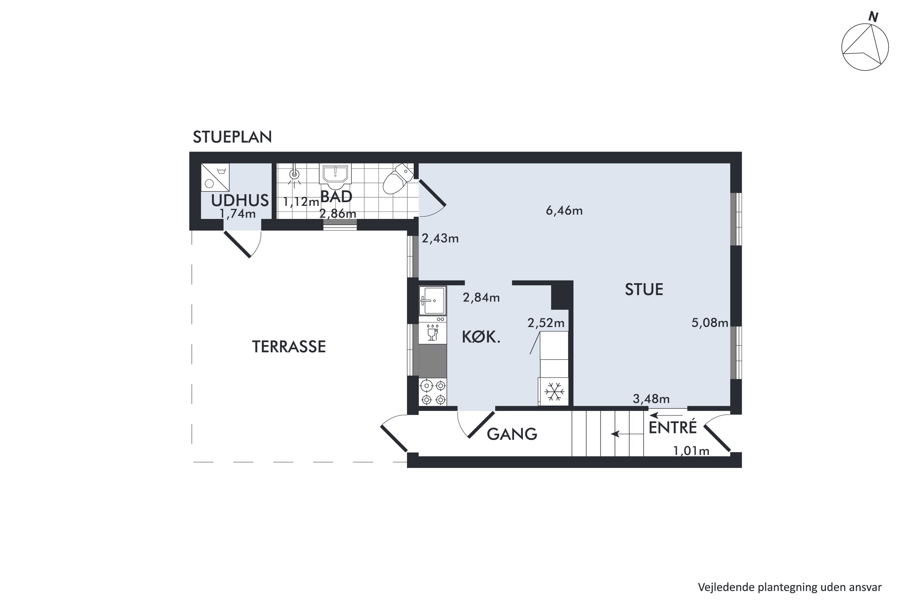 Plantegninger billede af Hundegade 18, 6760 Ribe