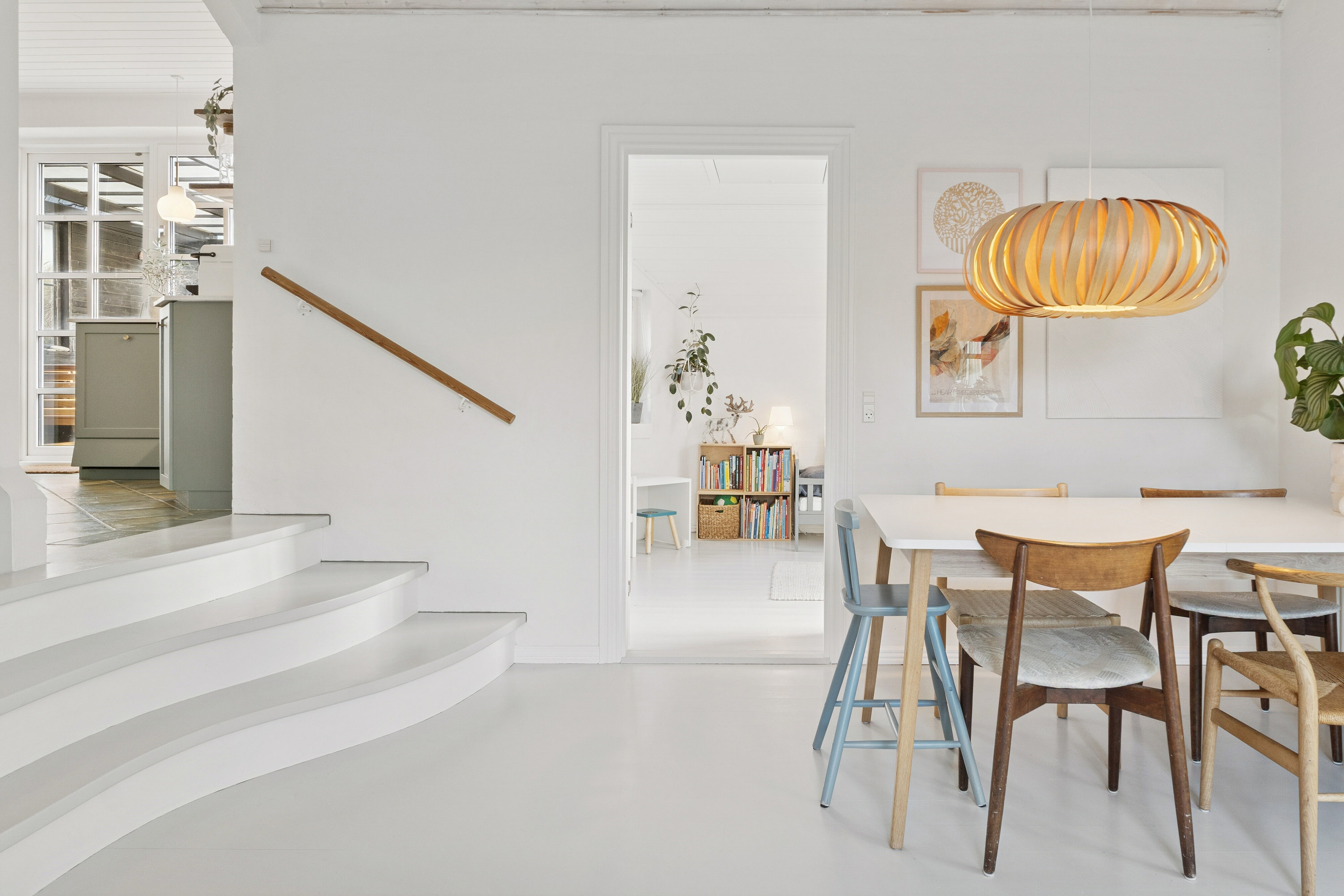 Fremhævet spisestue billede i fuldskærmstilstand. Billede af Bavnbak 7, Klitmøller, 7700 Thisted