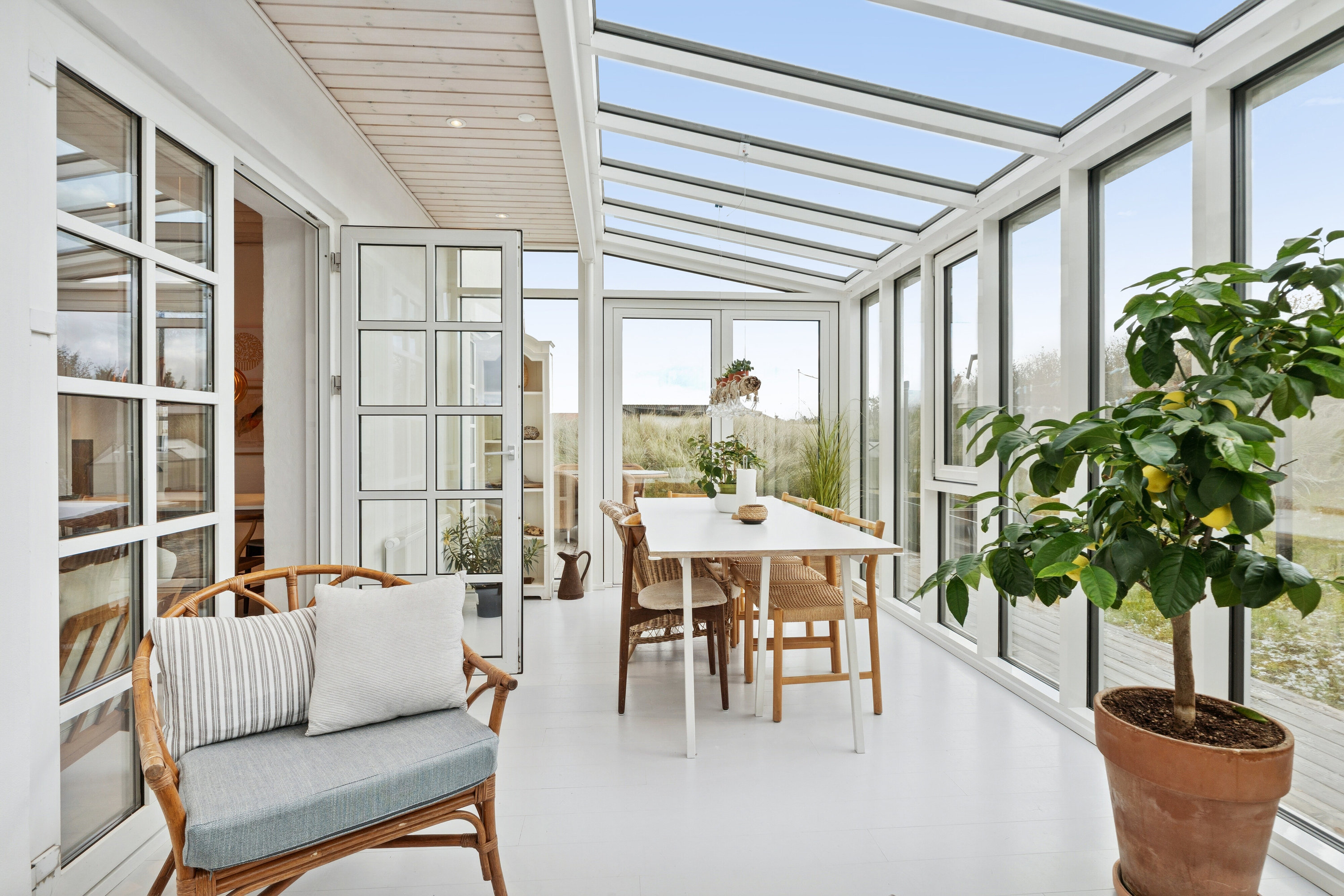 Fremhævet udestue billede i fuldskærmstilstand. Billede af Bavnbak 7, Klitmøller, 7700 Thisted