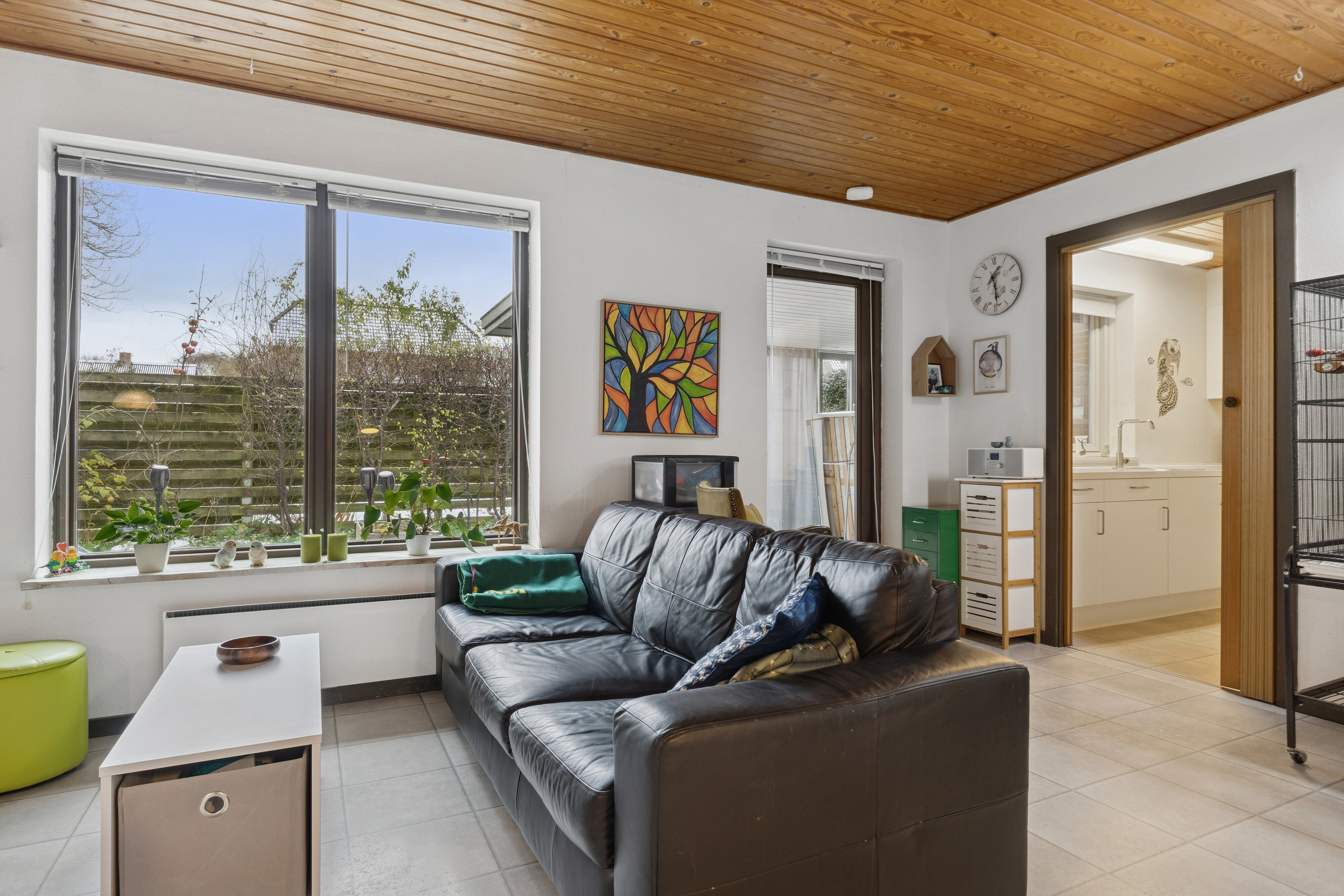 Fremhævet stue billede i fuldskærmstilstand. Billede af Tårnvej 17C, Østerild, 7700 Thisted