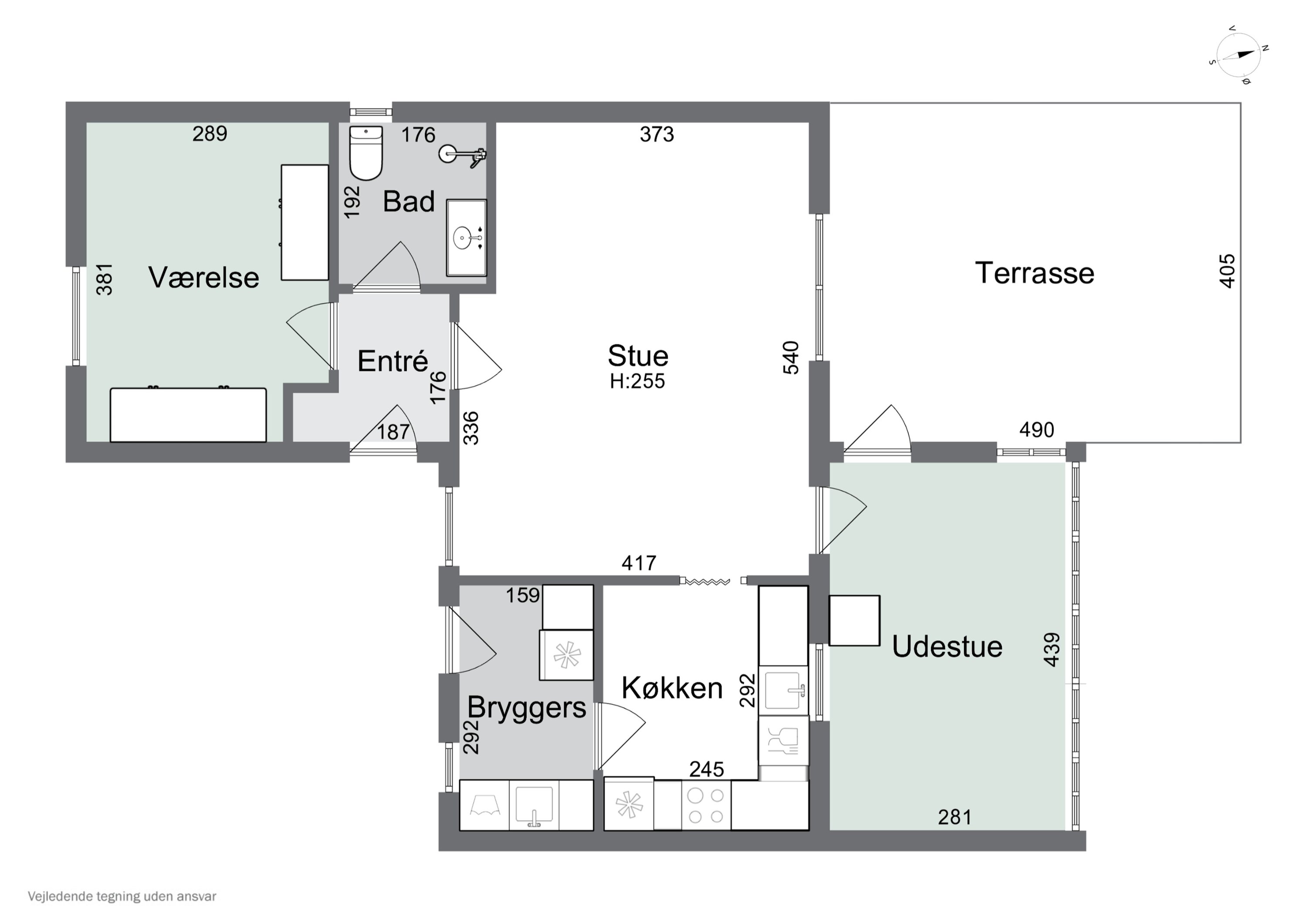 Plantegninger billede af Tårnvej 17C, Østerild, 7700 Thisted