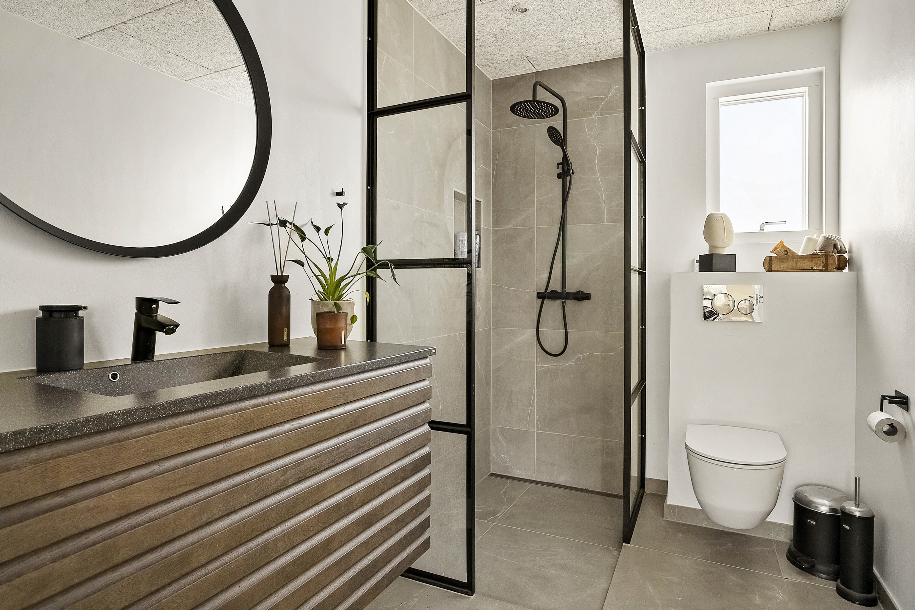 Fremhævet badeværelse billede i fuldskærmstilstand. Billede af Silkeborgvej 204, 8700 Horsens