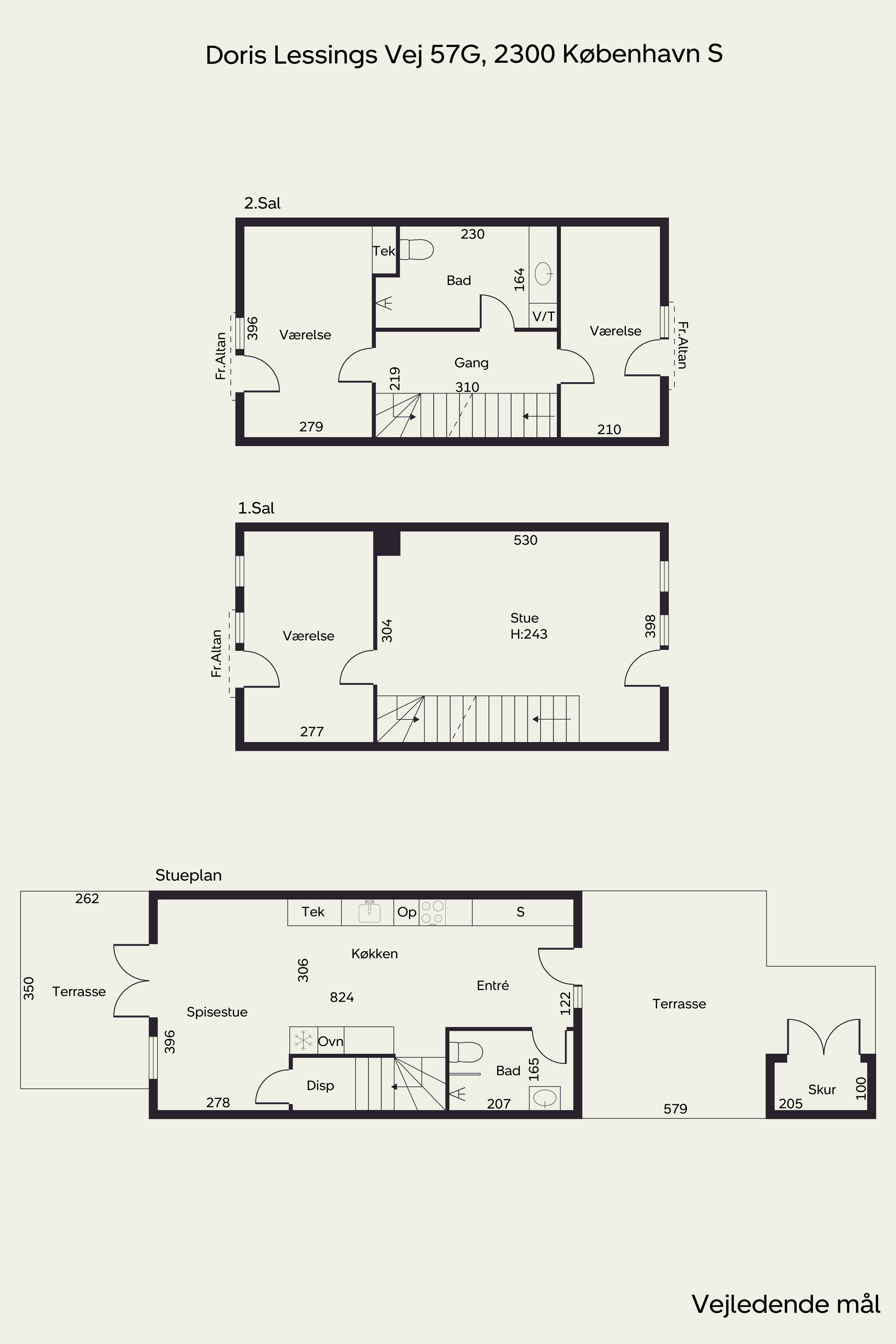 Plantegninger billede af Doris Lessings Vej 57G, 2300 København S