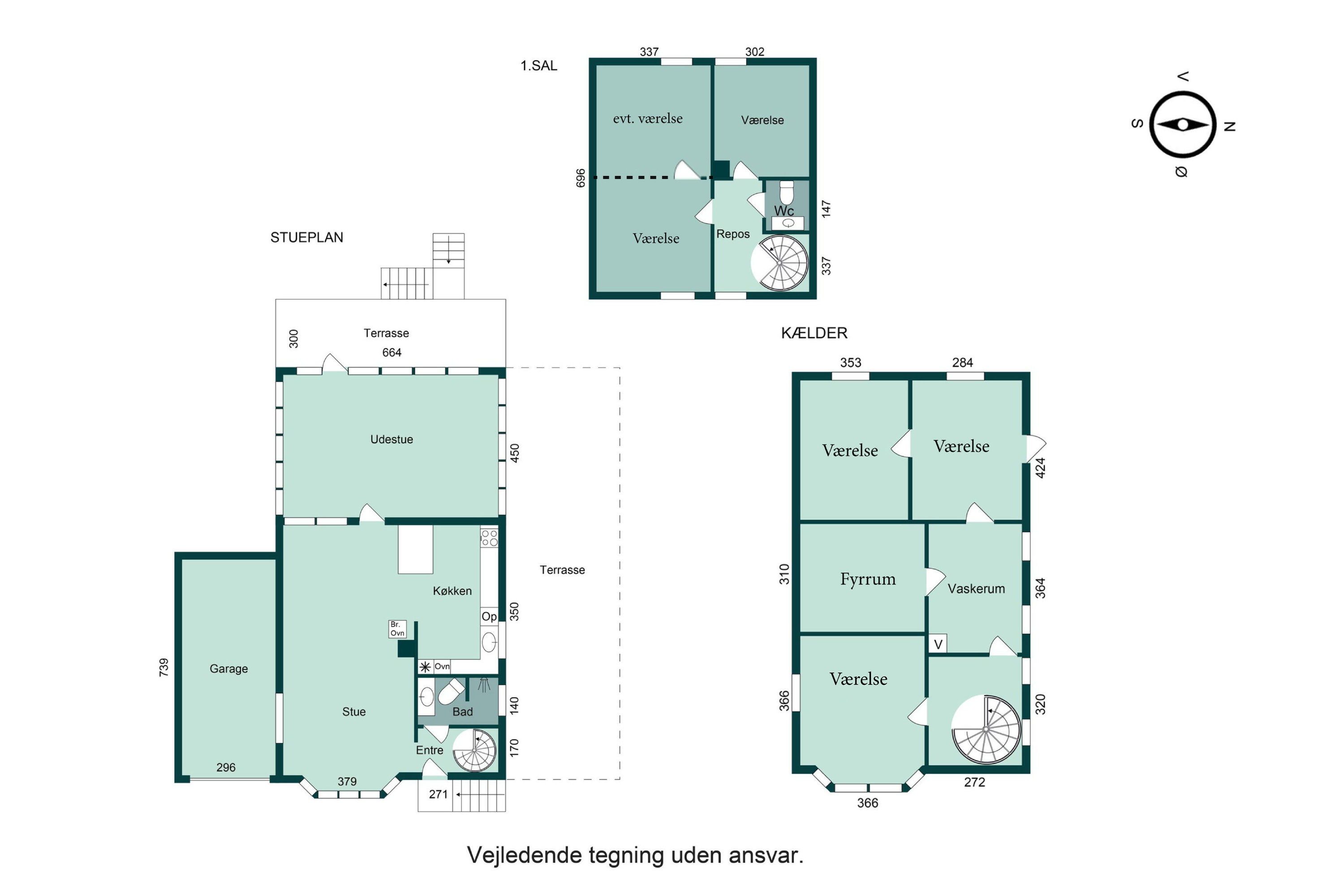 Plantegninger billede af Nansensvej 24, 8700 Horsens