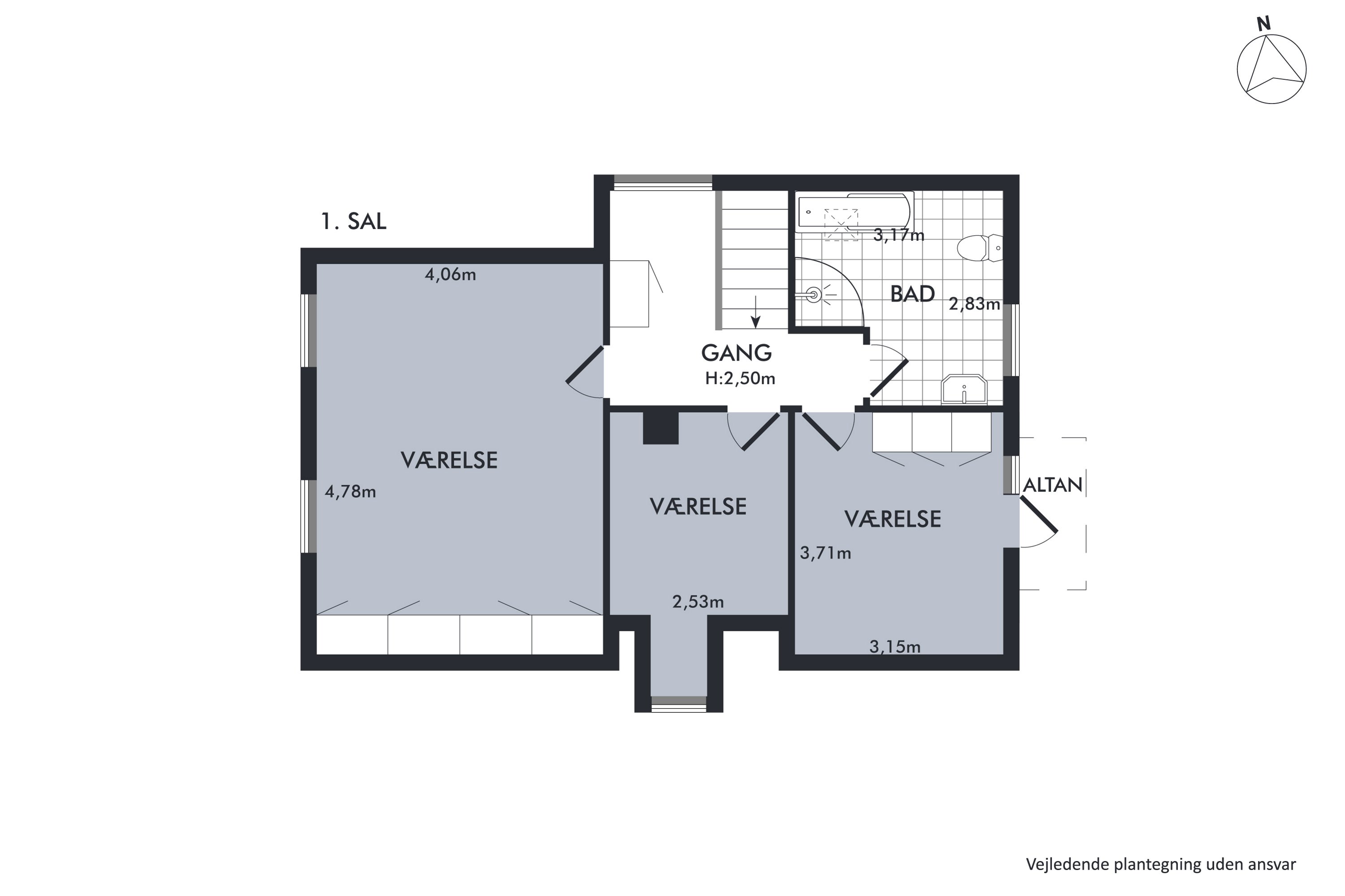 Plantegninger billede af Albert Skeels Gade 13, 6760 Ribe