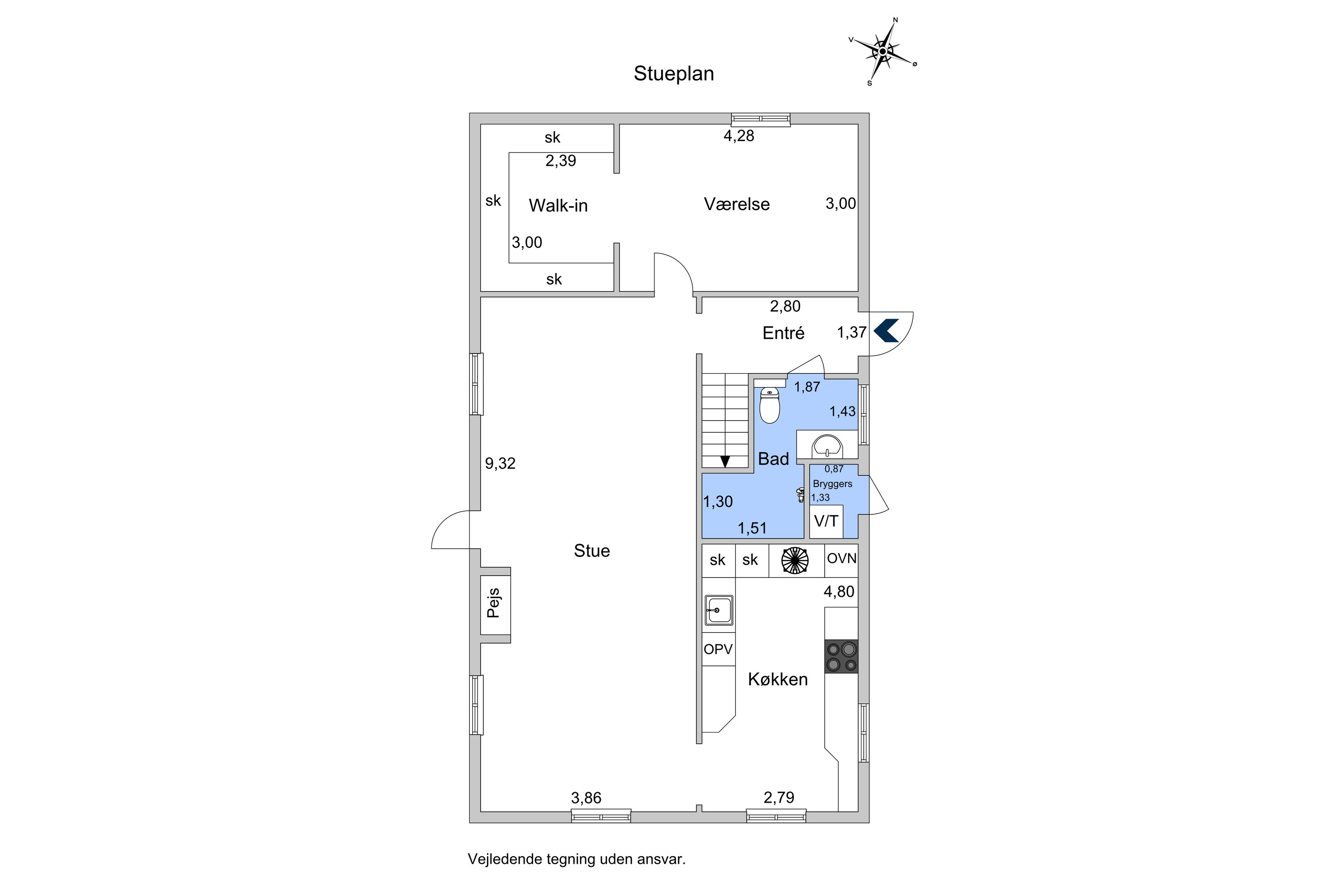 Plantegninger billede af Råvænget 34, 2880 Bagsværd