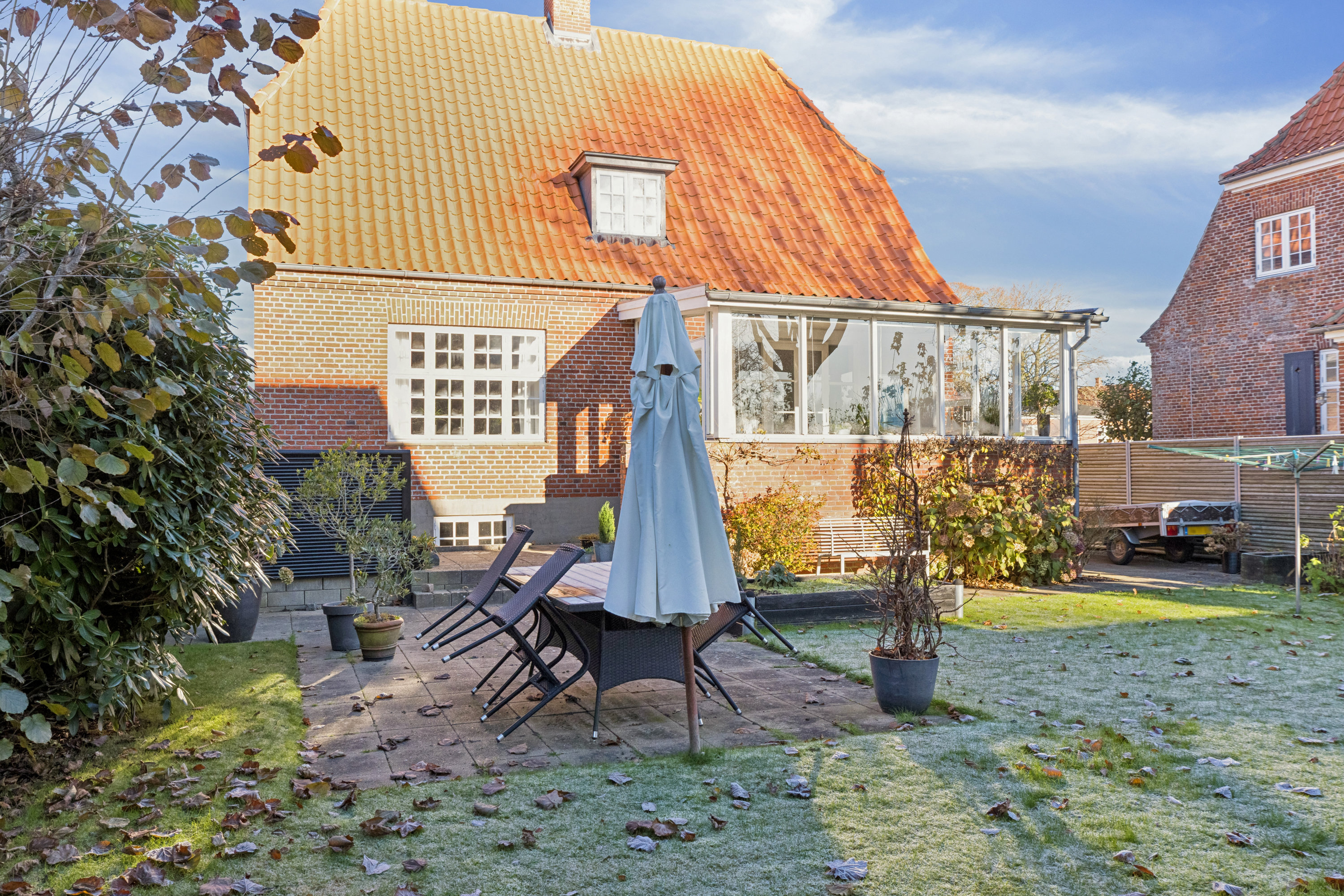 Fremhævet terrasse billede i fuldskærmstilstand. Billede af Albert Skeels Gade 13, 6760 Ribe