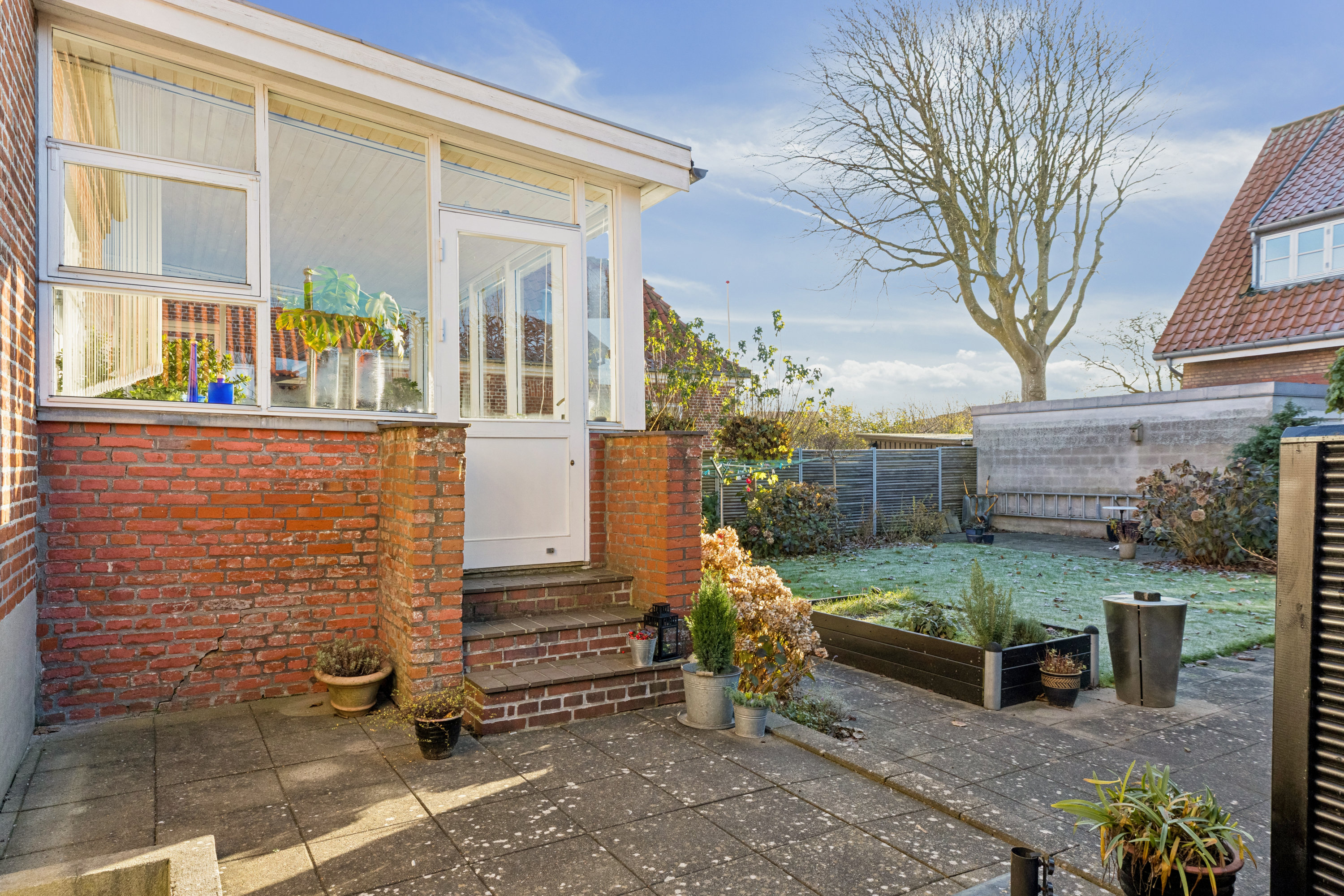 Fremhævet terrasse billede i fuldskærmstilstand. Billede af Albert Skeels Gade 13, 6760 Ribe