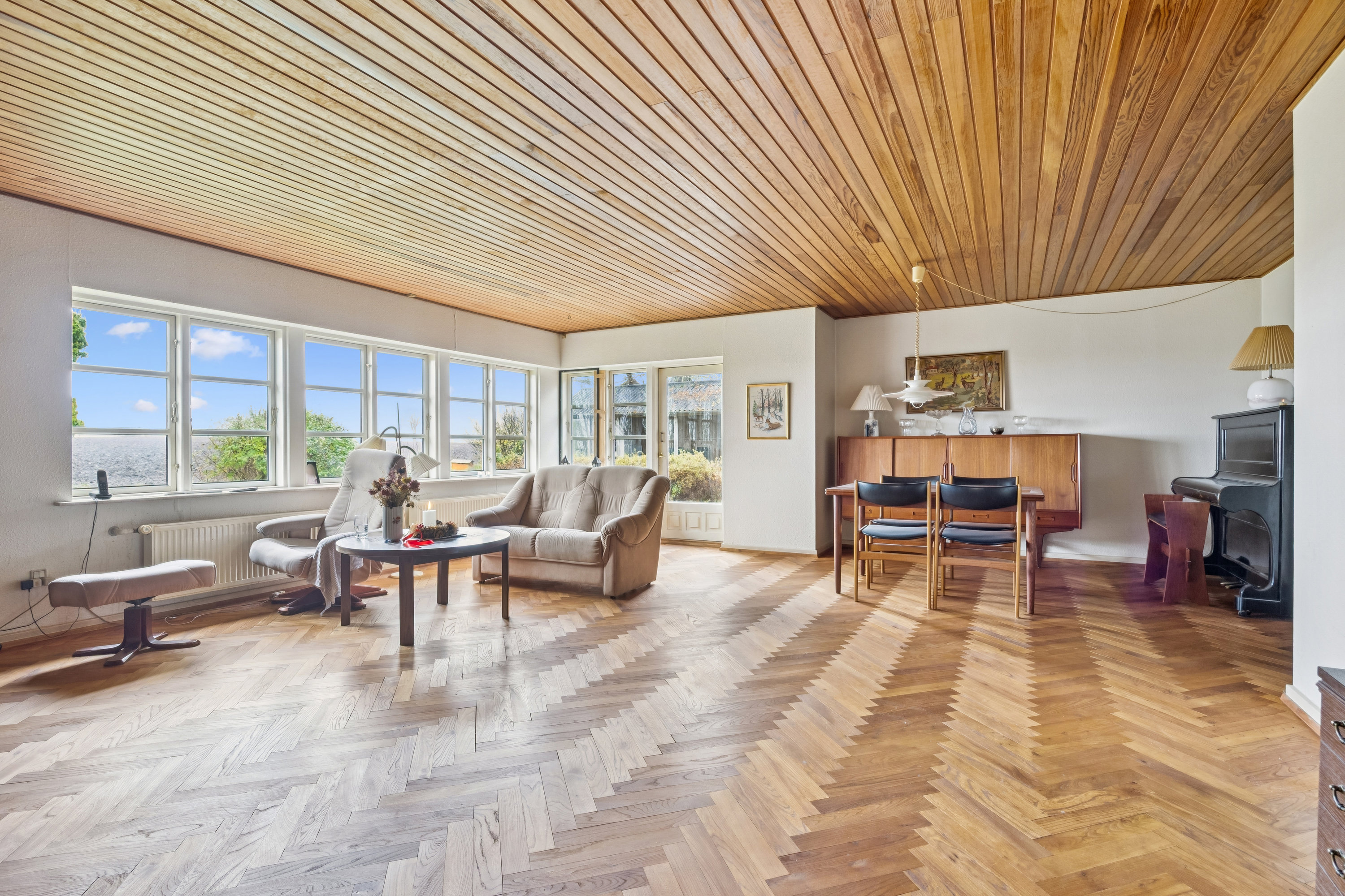 Fremhævet stue billede i fuldskærmstilstand. Billede af Skørpingevej 21, Skørpinge, 4673 Rødvig Stevns