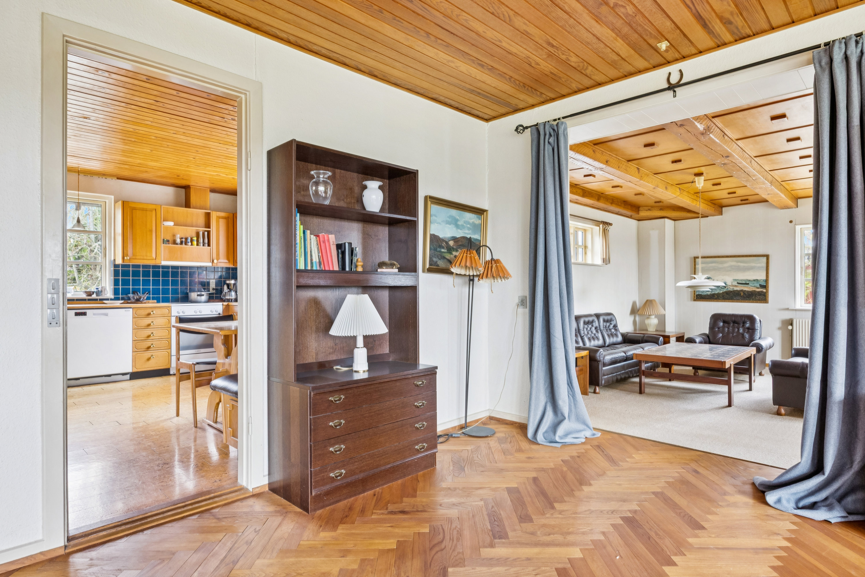 Fremhævet stue billede i fuldskærmstilstand. Billede af Skørpingevej 21, Skørpinge, 4673 Rødvig Stevns