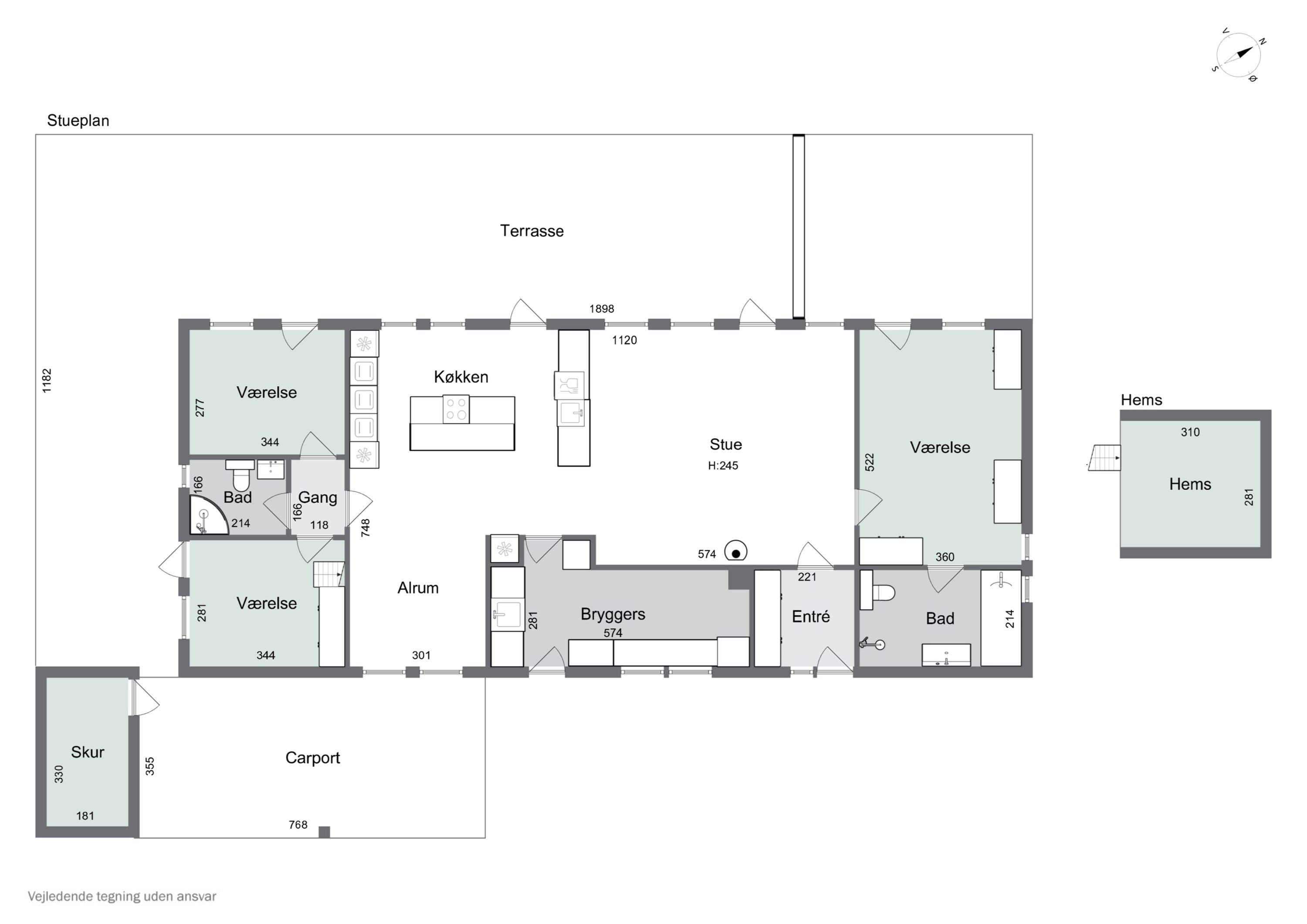 Plantegninger billede af Figenvej 109, 4700 Næstved