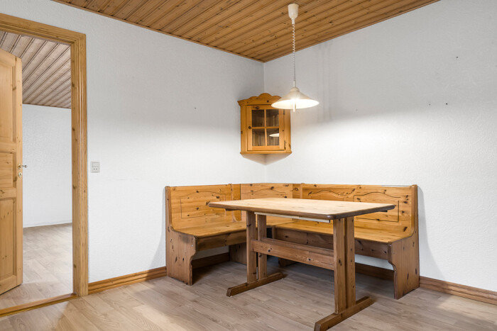 Fremhævet køkken billede i fuldskærmstilstand. Billede af Møllebakken 8, 6971 Spjald