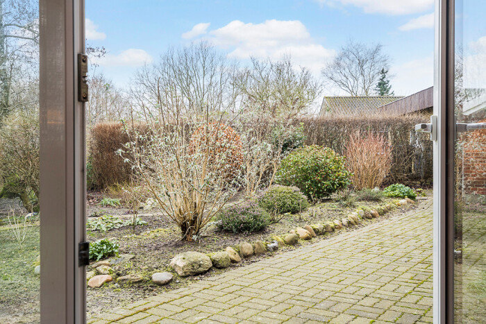 Fremhævet have billede i fuldskærmstilstand. Billede af Møllebakken 8, 6971 Spjald