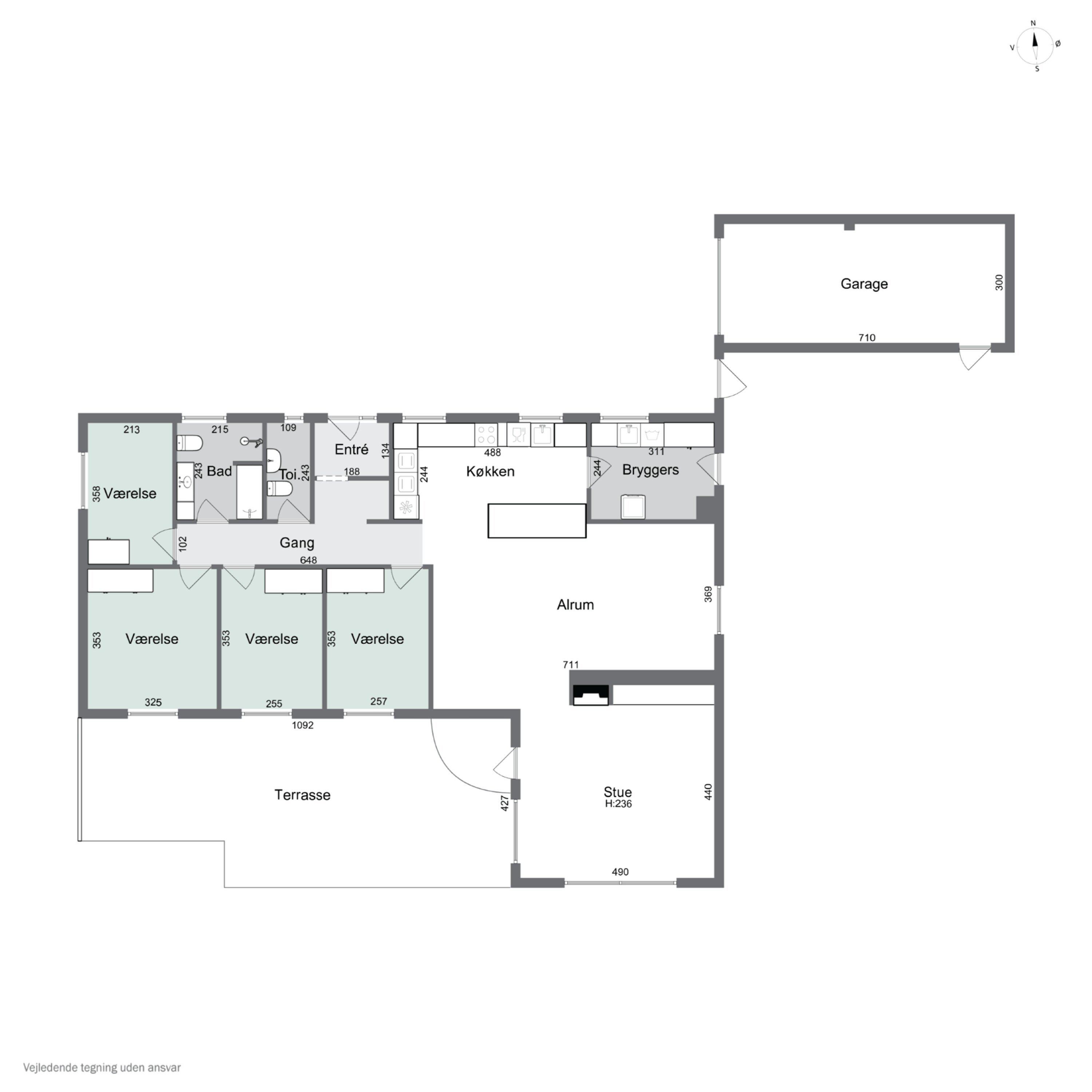 Plantegninger billede af Lærkevej 9, 4250 Fuglebjerg