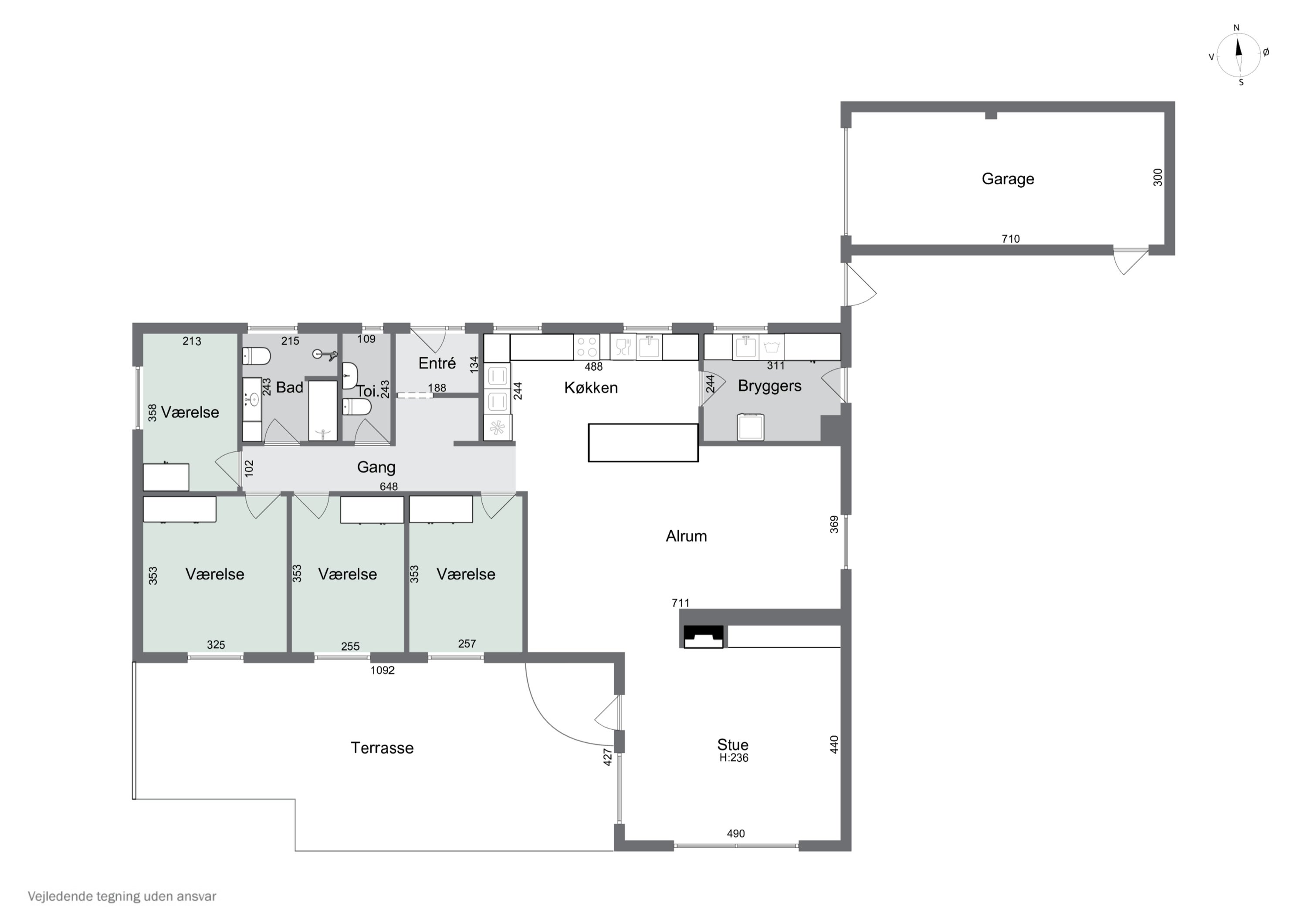 Plantegninger billede af Lærkevej 9, 4250 Fuglebjerg