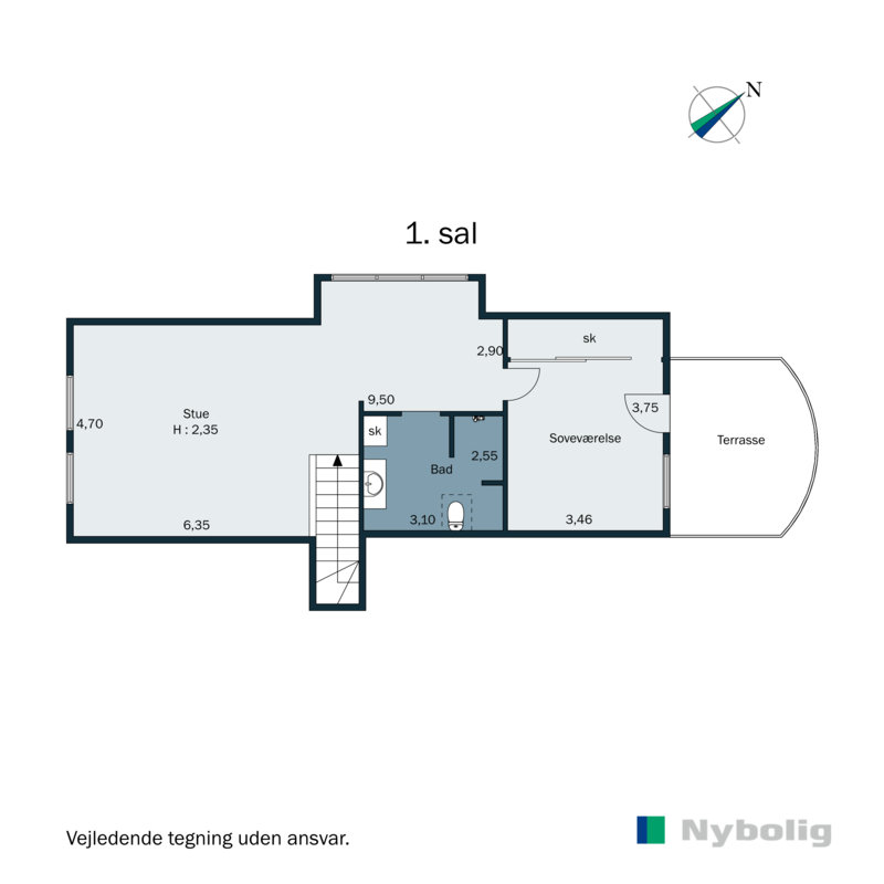 Plantegninger billede af Villesholmvænget 8, 6621 Gesten