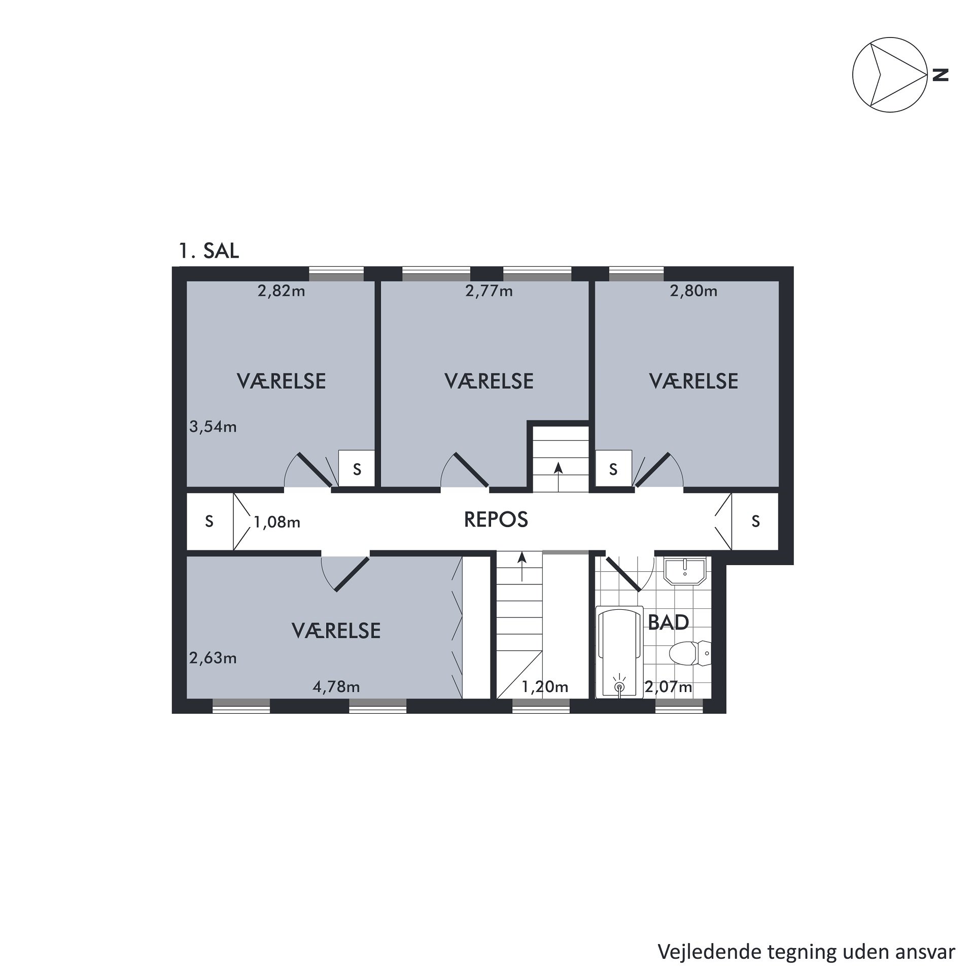 Plantegninger billede af Fuglsøvej 4, 8240 Risskov