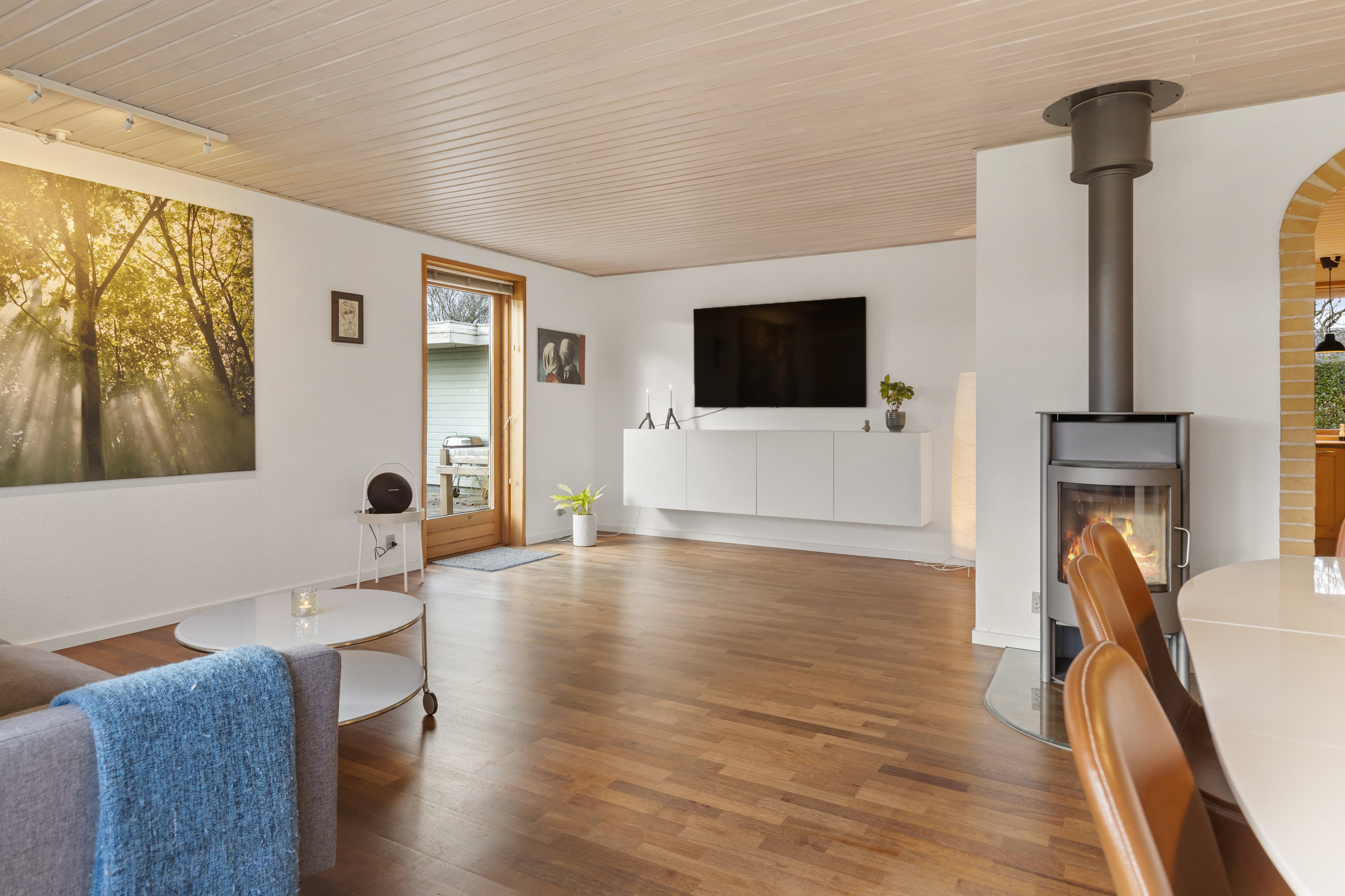 Fremhævet stue billede i fuldskærmstilstand. Billede af Elisabeth Billes Vej 66, 9300 Sæby 