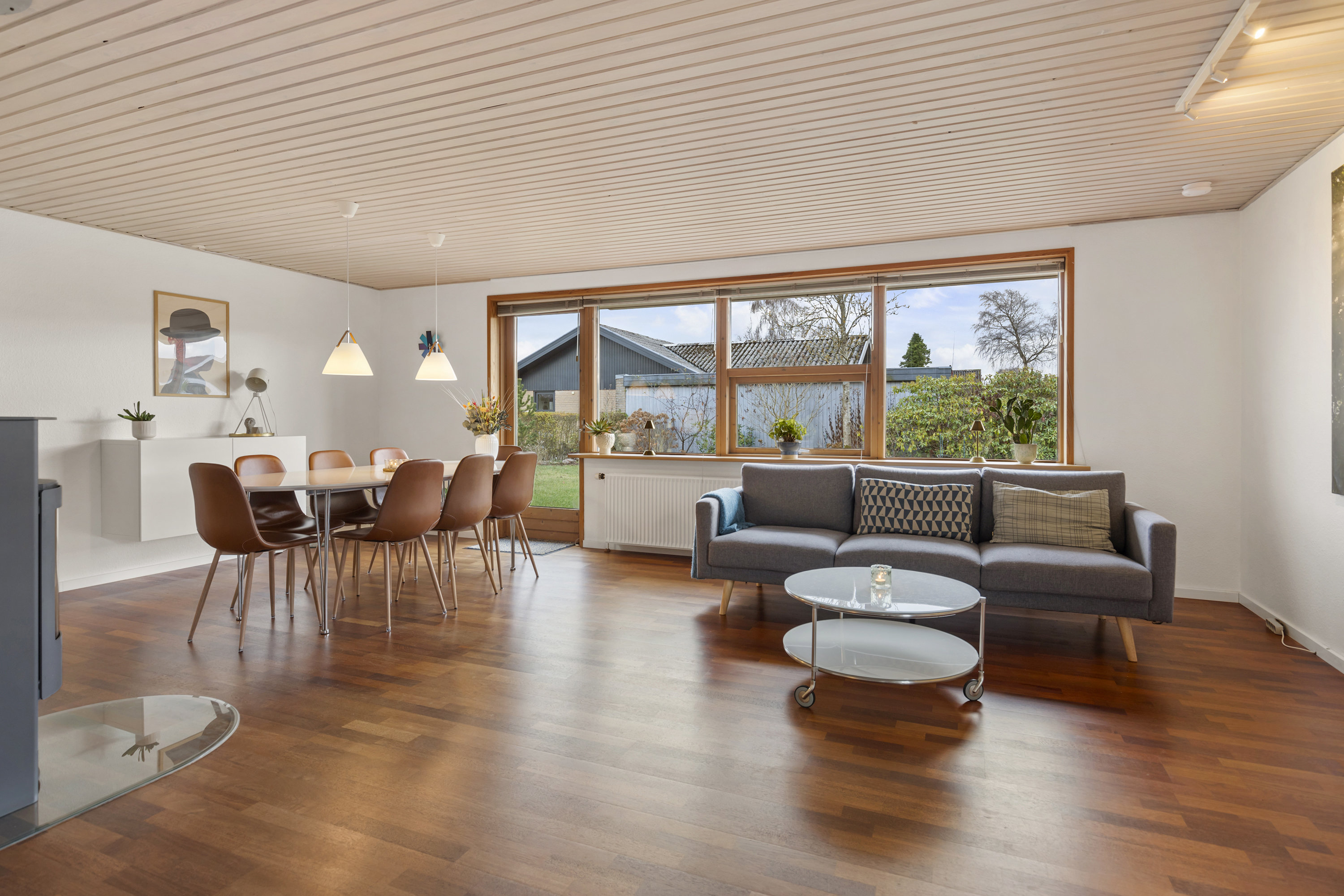 Fremhævet stue billede i fuldskærmstilstand. Billede af Elisabeth Billes Vej 66, 9300 Sæby 