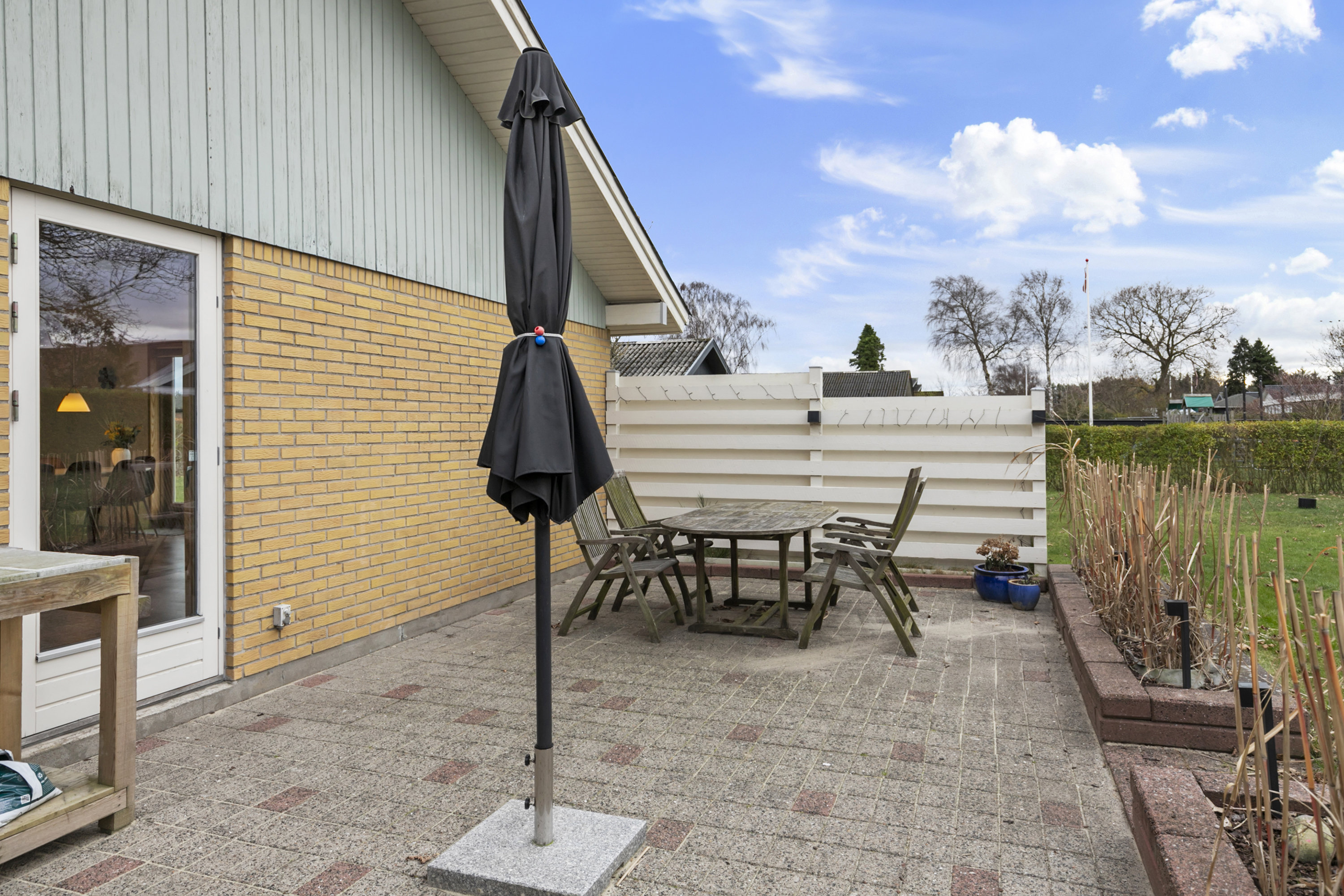 Fremhævet terrasse billede i fuldskærmstilstand. Billede af Elisabeth Billes Vej 66, 9300 Sæby 