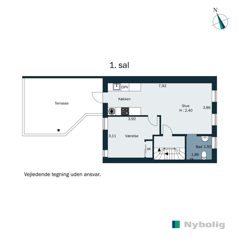 Plantegninger billede af Skovvejen 21, 8000 Aarhus C