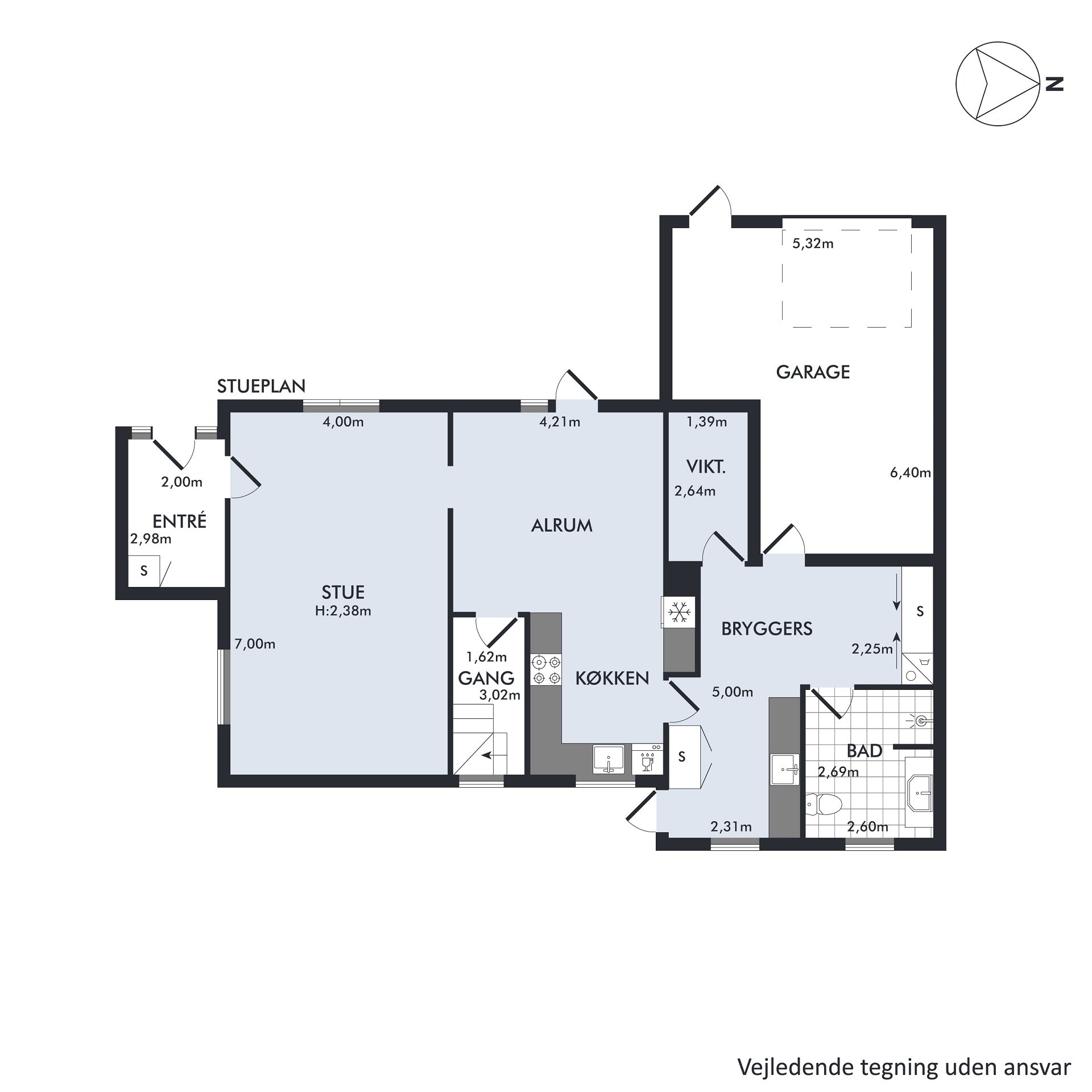 Plantegninger billede af Fuglsøvej 4, 8240 Risskov