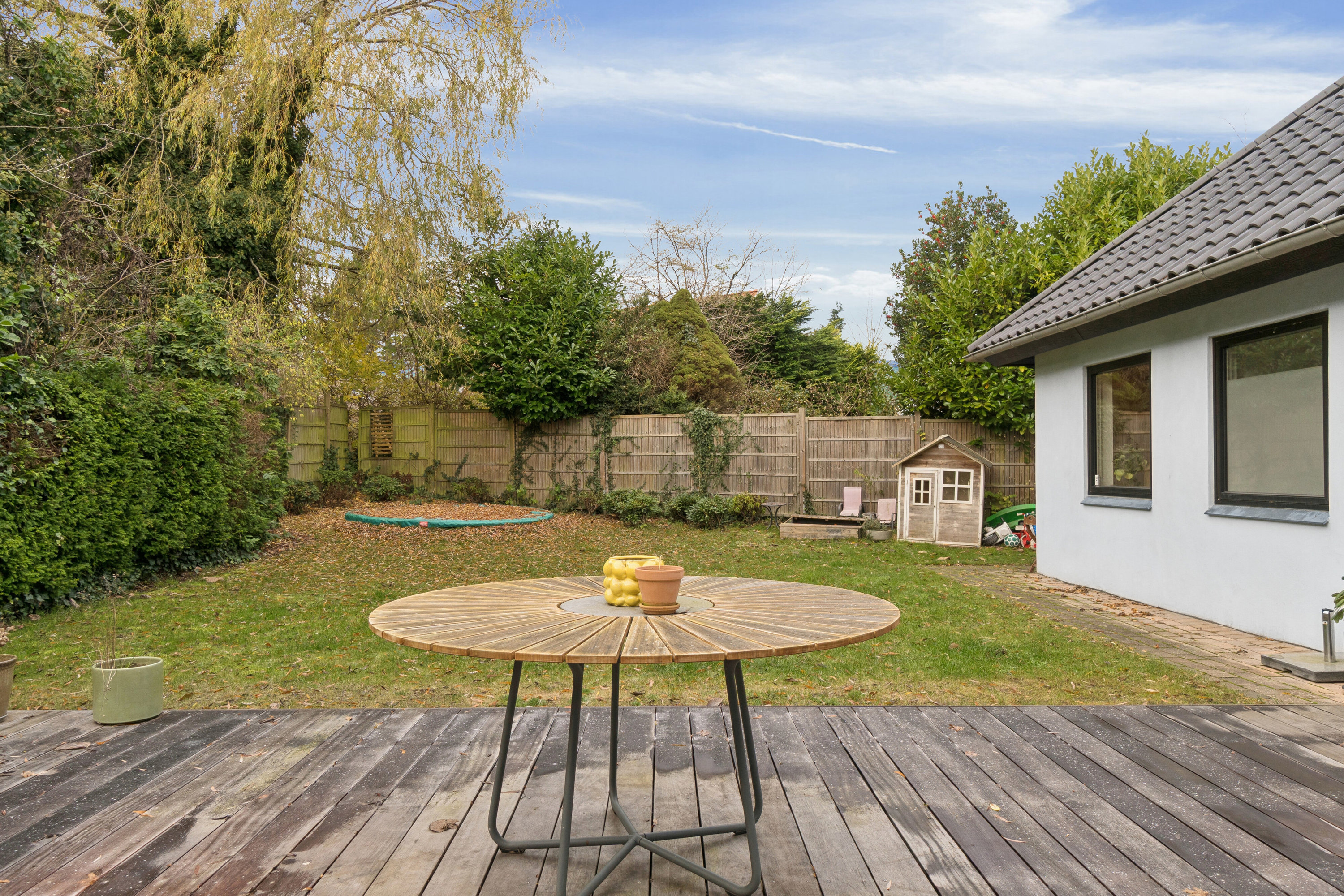 Fremhævet terrasse billede i fuldskærmstilstand. Billede af Carinavej 8, 8270 Højbjerg