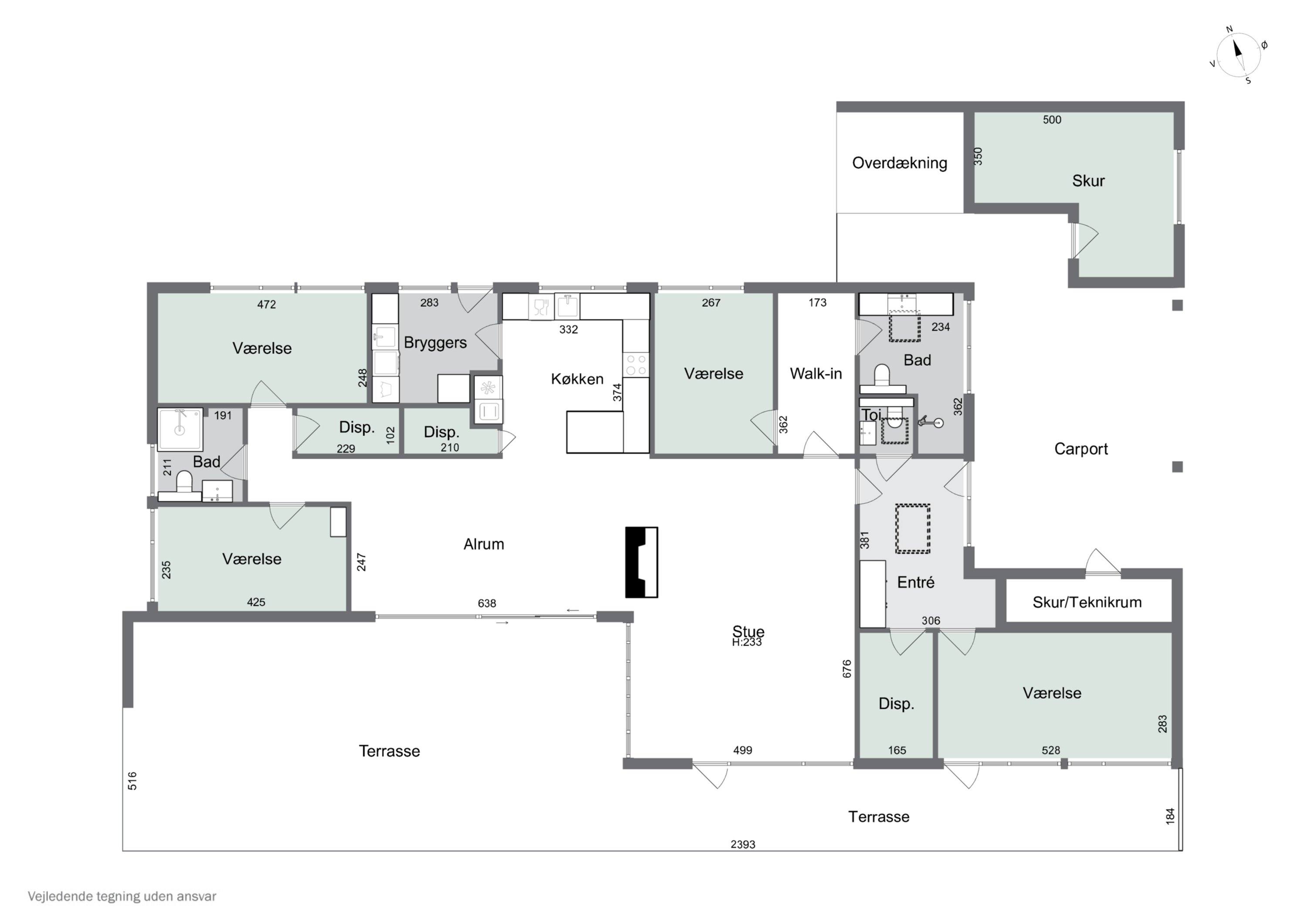 Plantegninger billede af Poppelvej 13, 8600 Silkeborg