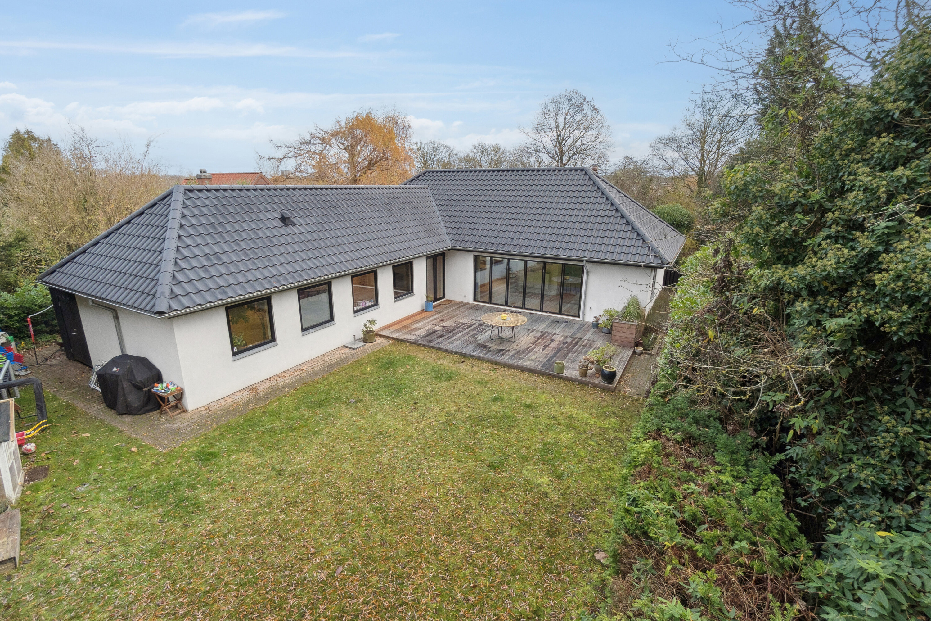 Fremhævet luftfoto billede i fuldskærmstilstand. Billede af Carinavej 8, 8270 Højbjerg